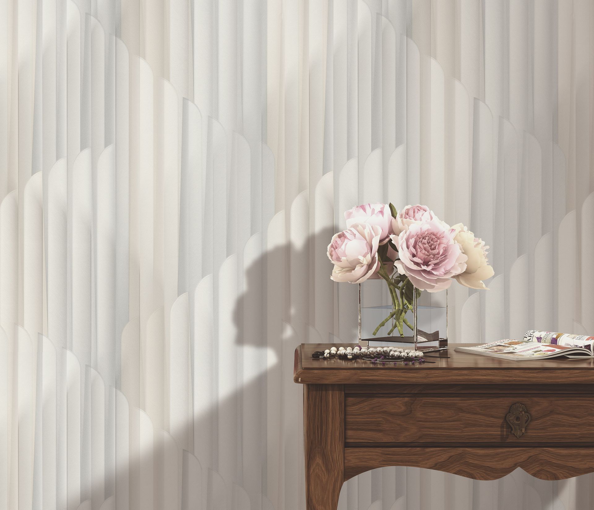 Vliestapete Geometrisch creme Erismann 1047131