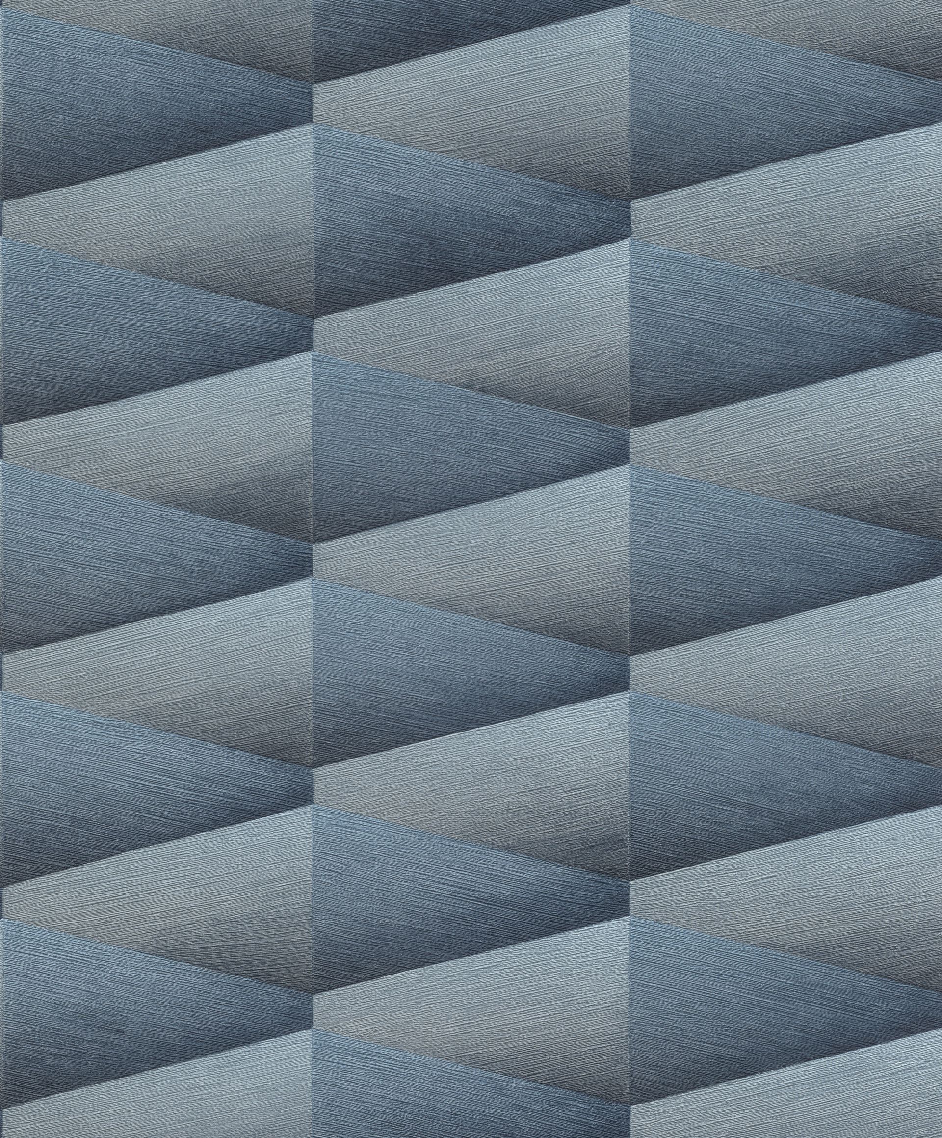 Rasch Composition, Grafisch, silber blau 554656
