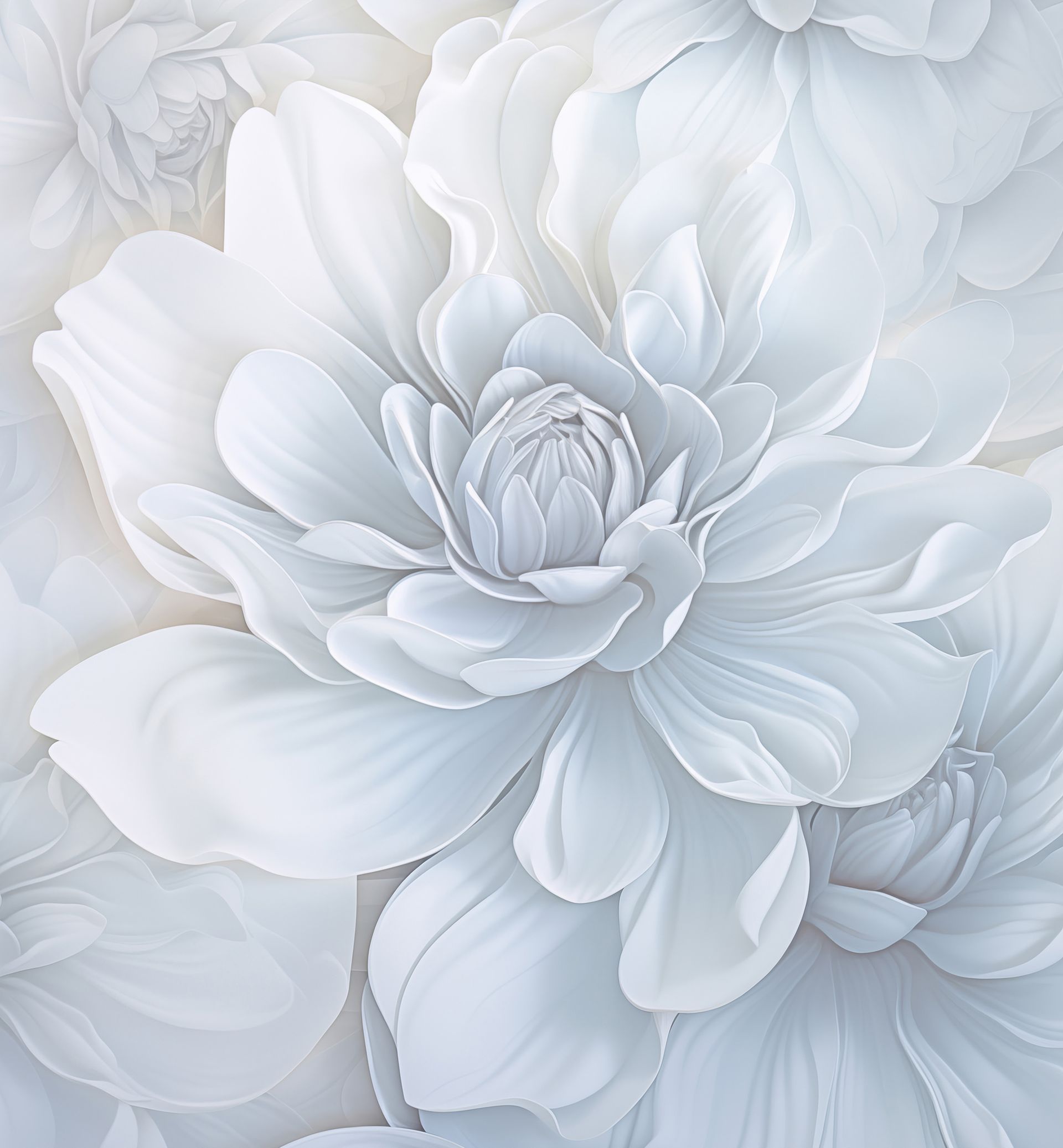 Vliestapete floral weiß Erismann 220170101