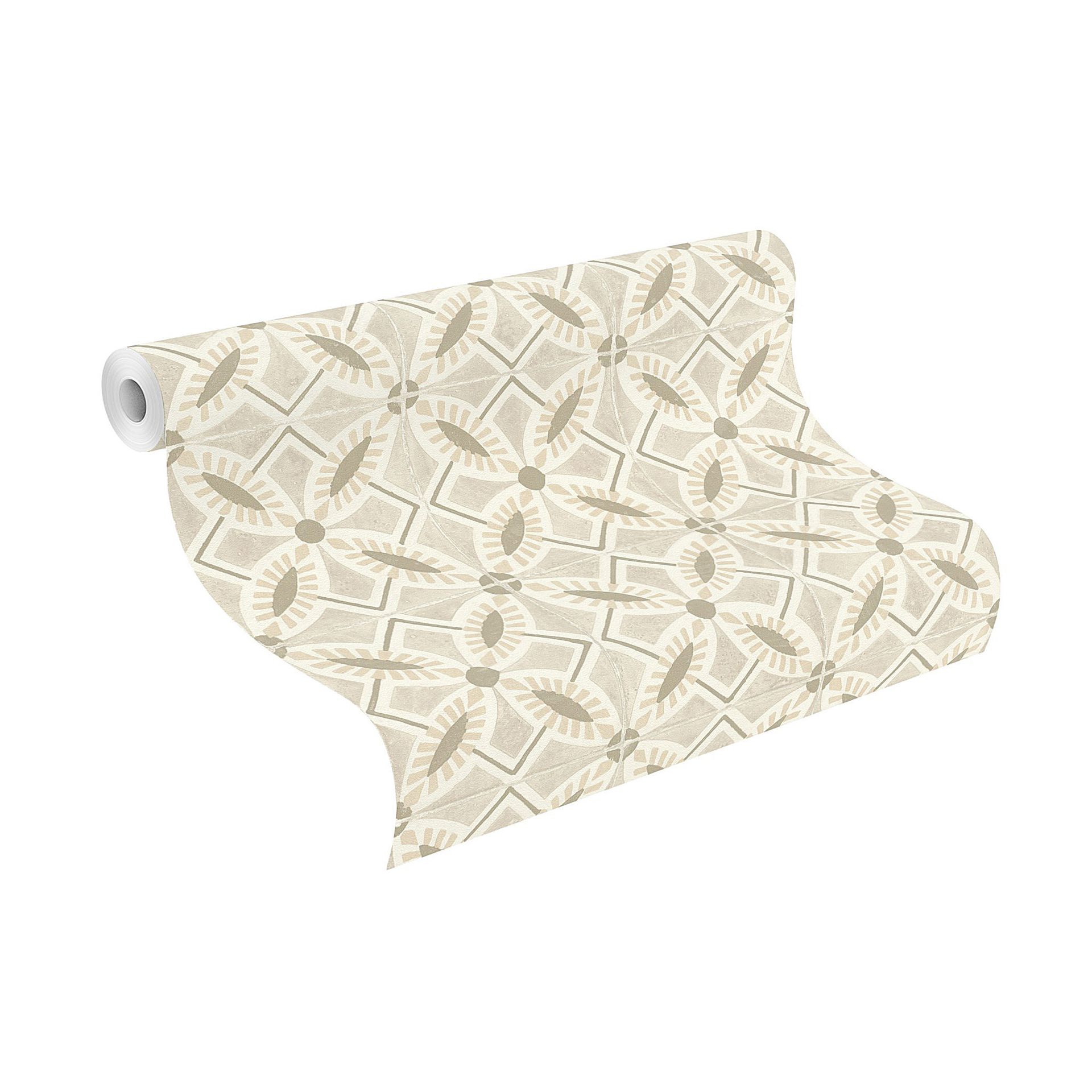 Vliestapete geometrisch beige 410266 Vliestapete geometrisch beige 410266