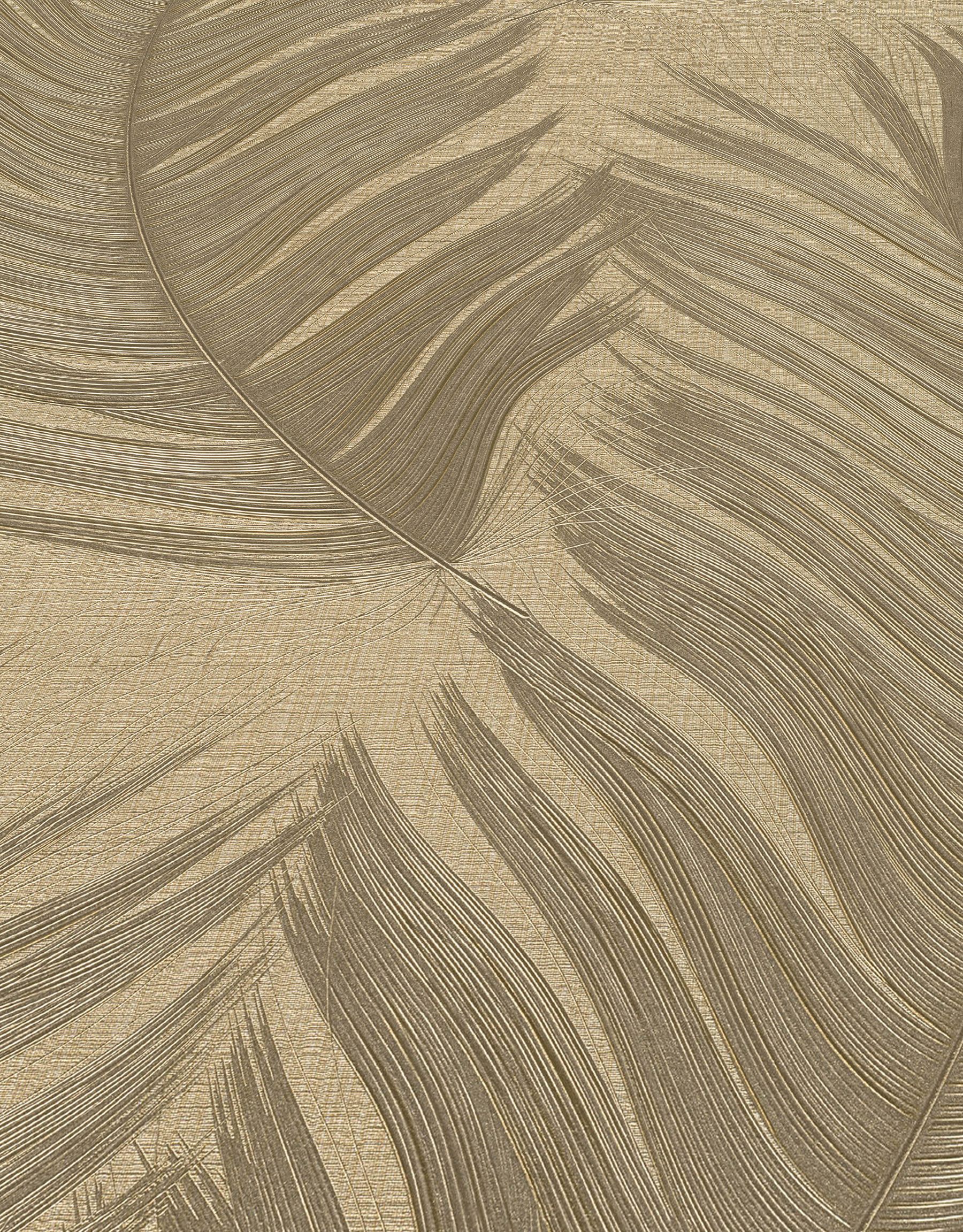 Botanische Tapete Palmenmotiv beige Erismann 1051630 Botanische Tapete Palmenmotiv beige Erismann 1051630