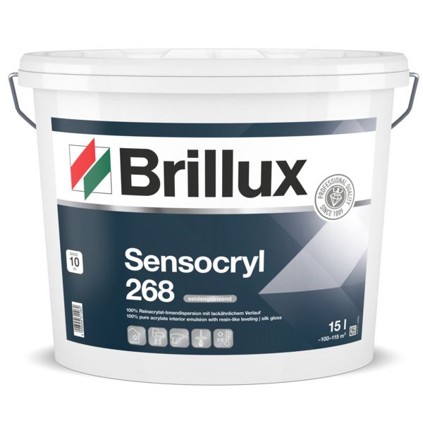 Brillux Sensocryl 268 weiß, seidenglänzend 15 l