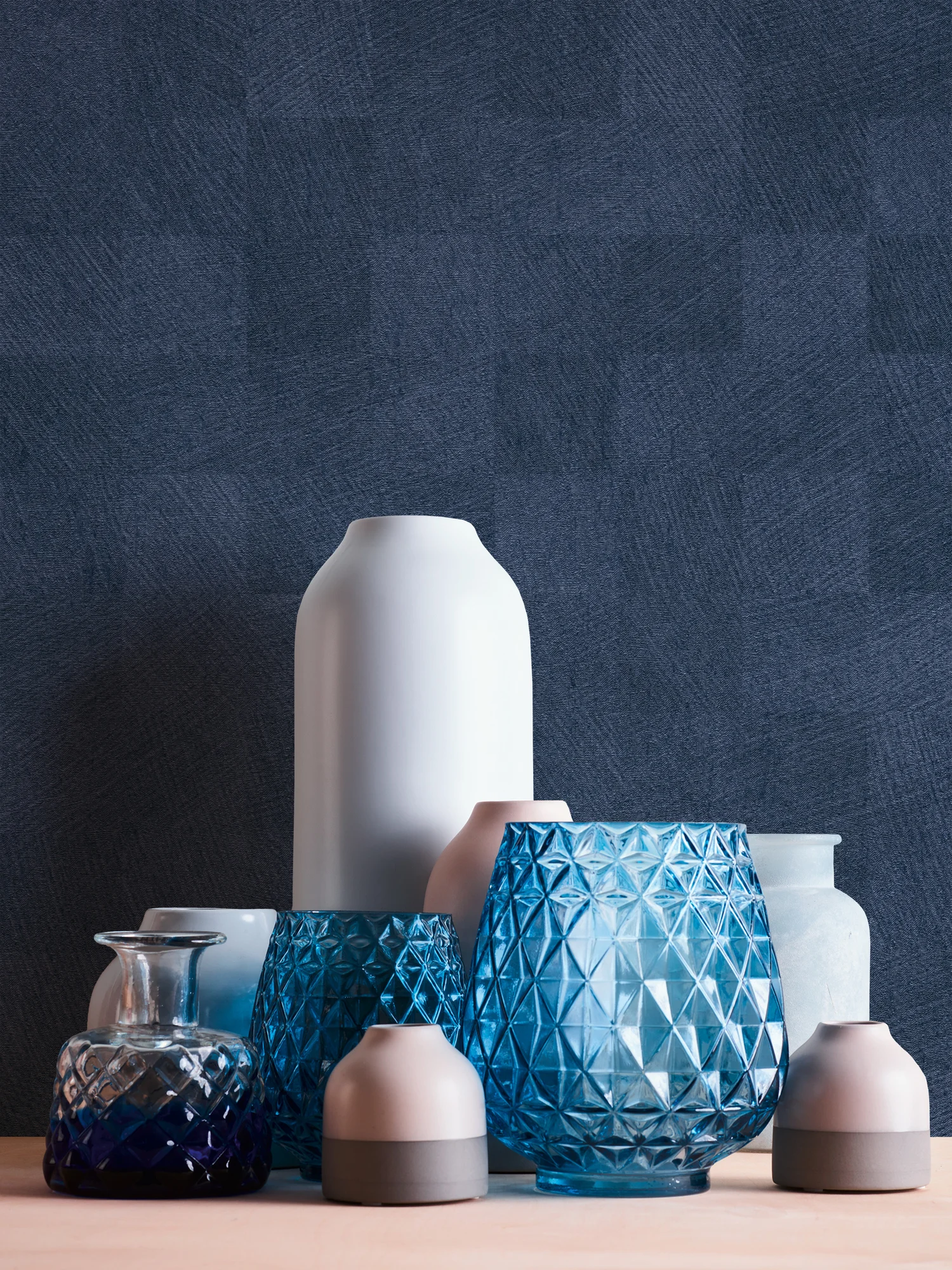 Raumbild 3 Livingwalls Titanium 3, Design Tapete, blau 382005