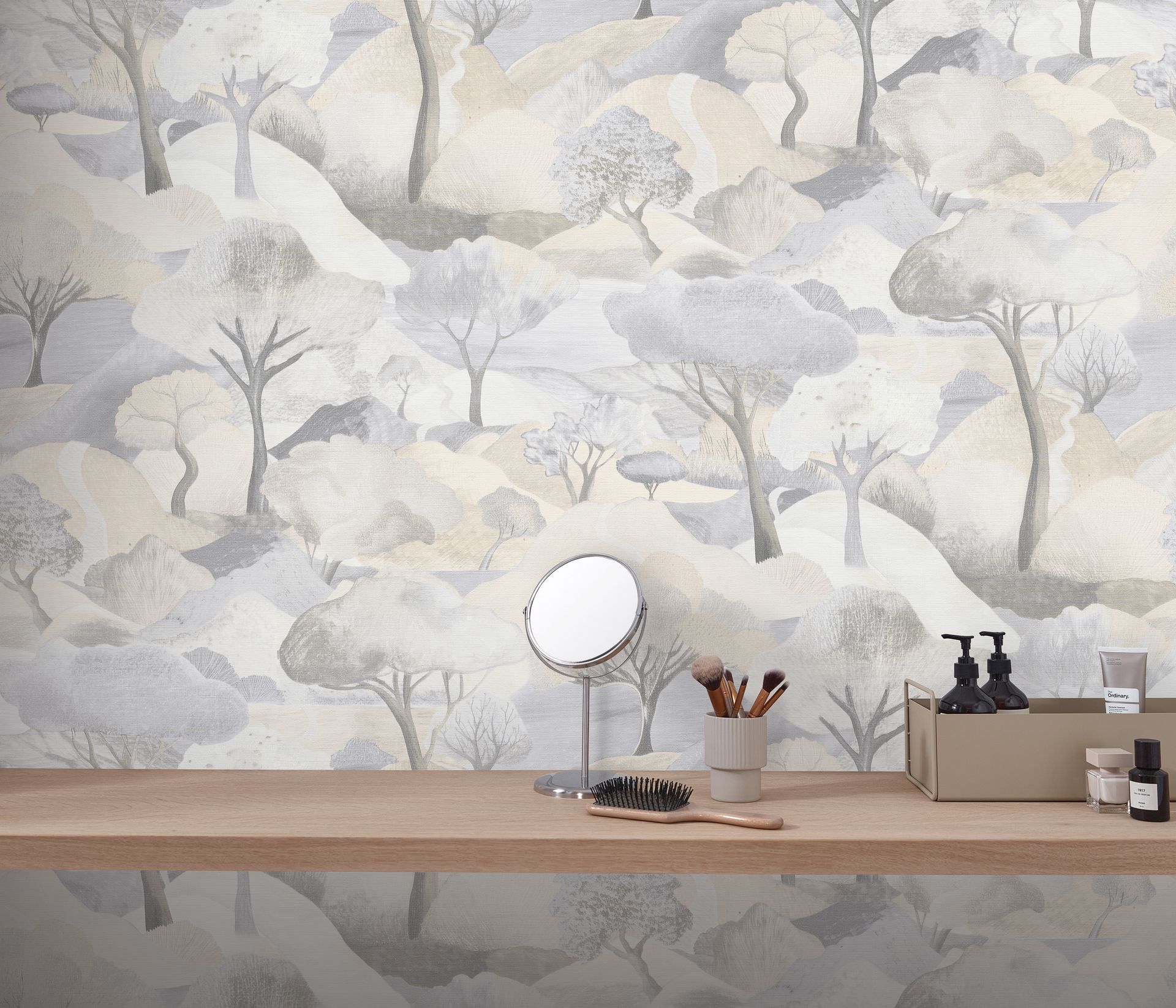 Mustertapete Landschaftsmotiv beige Erismann 1043302 Mustertapete Landschaftsmotiv beige Erismann 1043302
