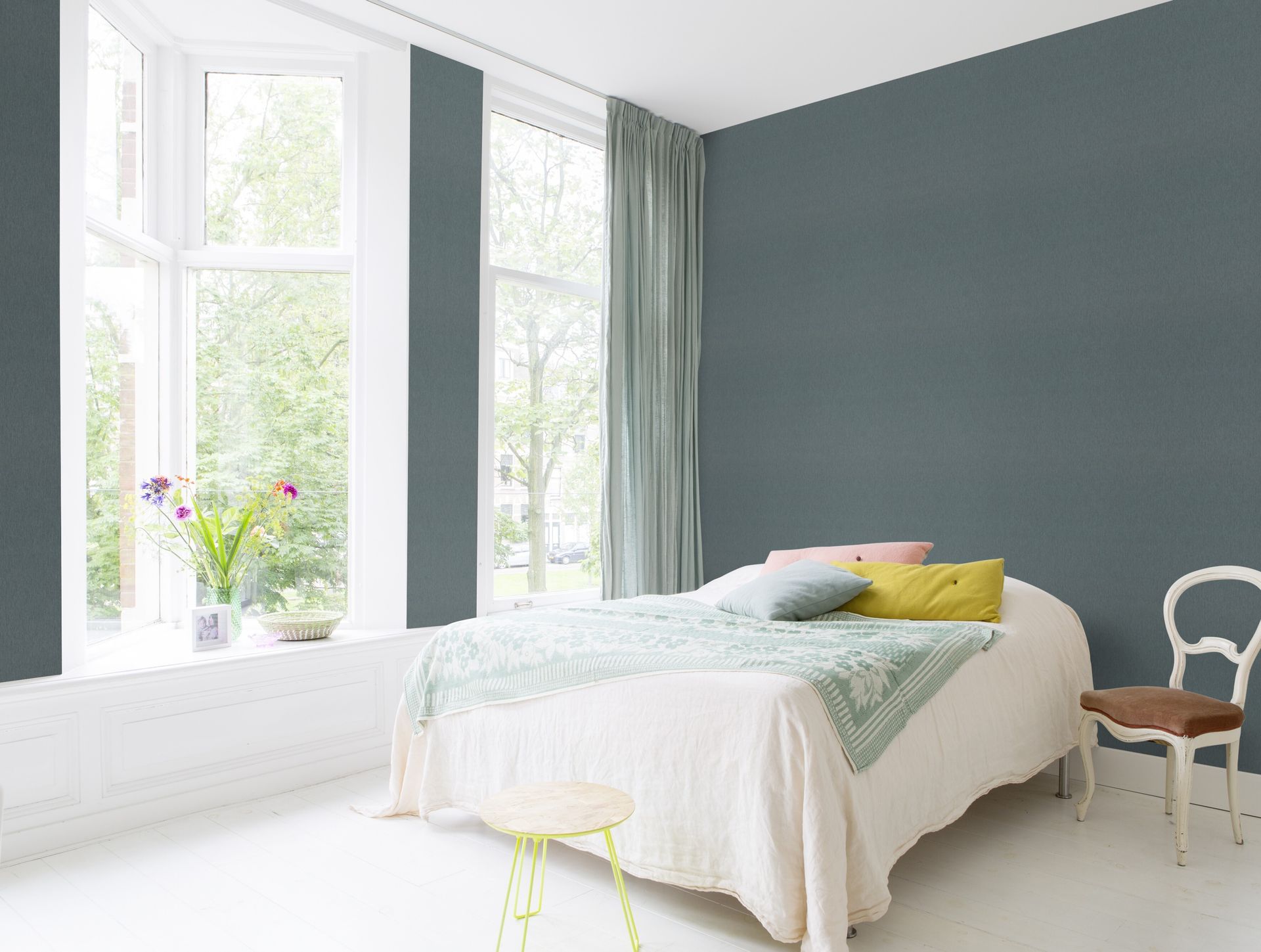 Vliestapete Unis blau-blaugrau 608687 Vliestapete Unis blau-blaugrau 608687