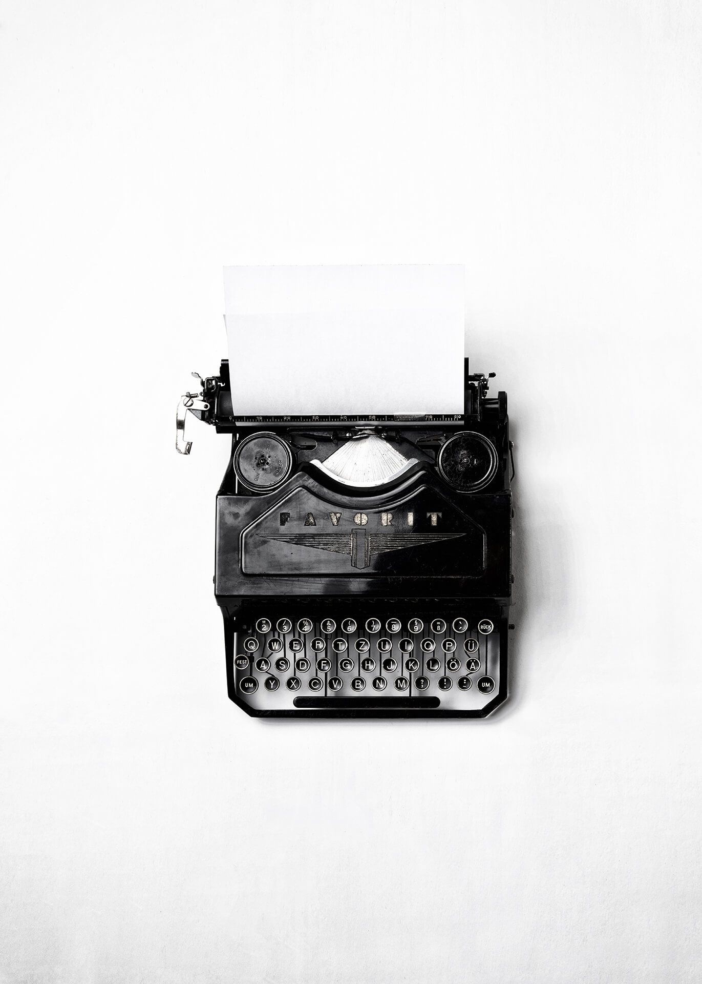 Leinwandbild Schreibmaschine, schwarz, 50x70 cm DD123137