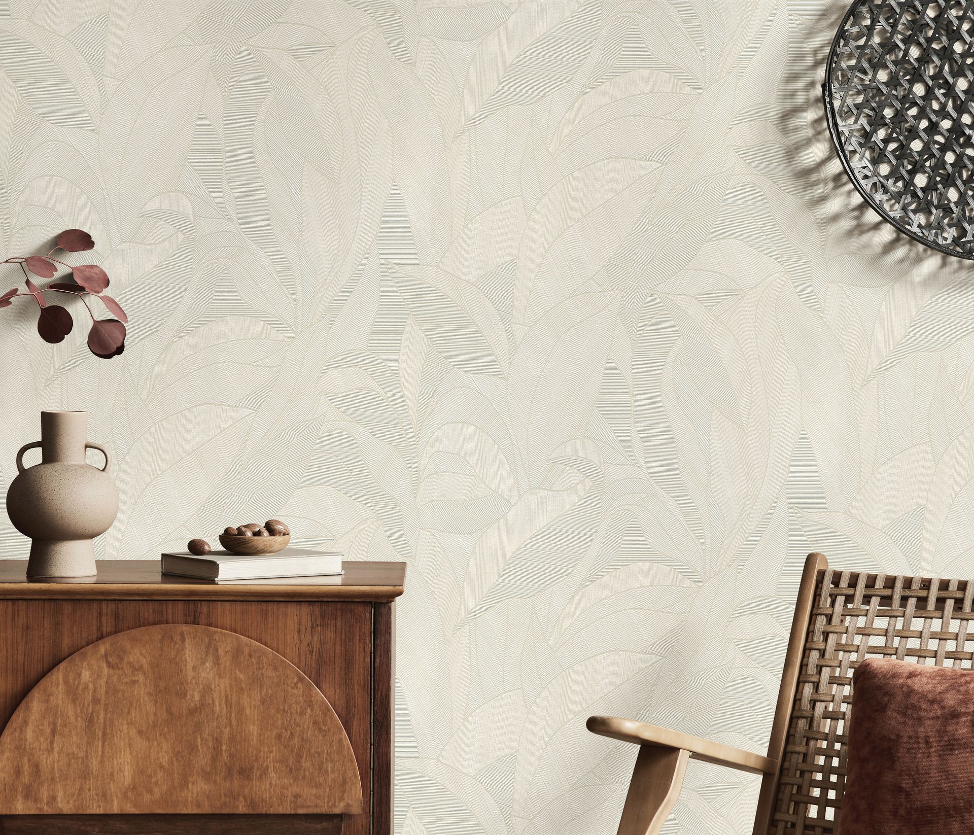 Mustertapete botanisch creme Erismann 1053002 Mustertapete botanisch creme Erismann 1053002