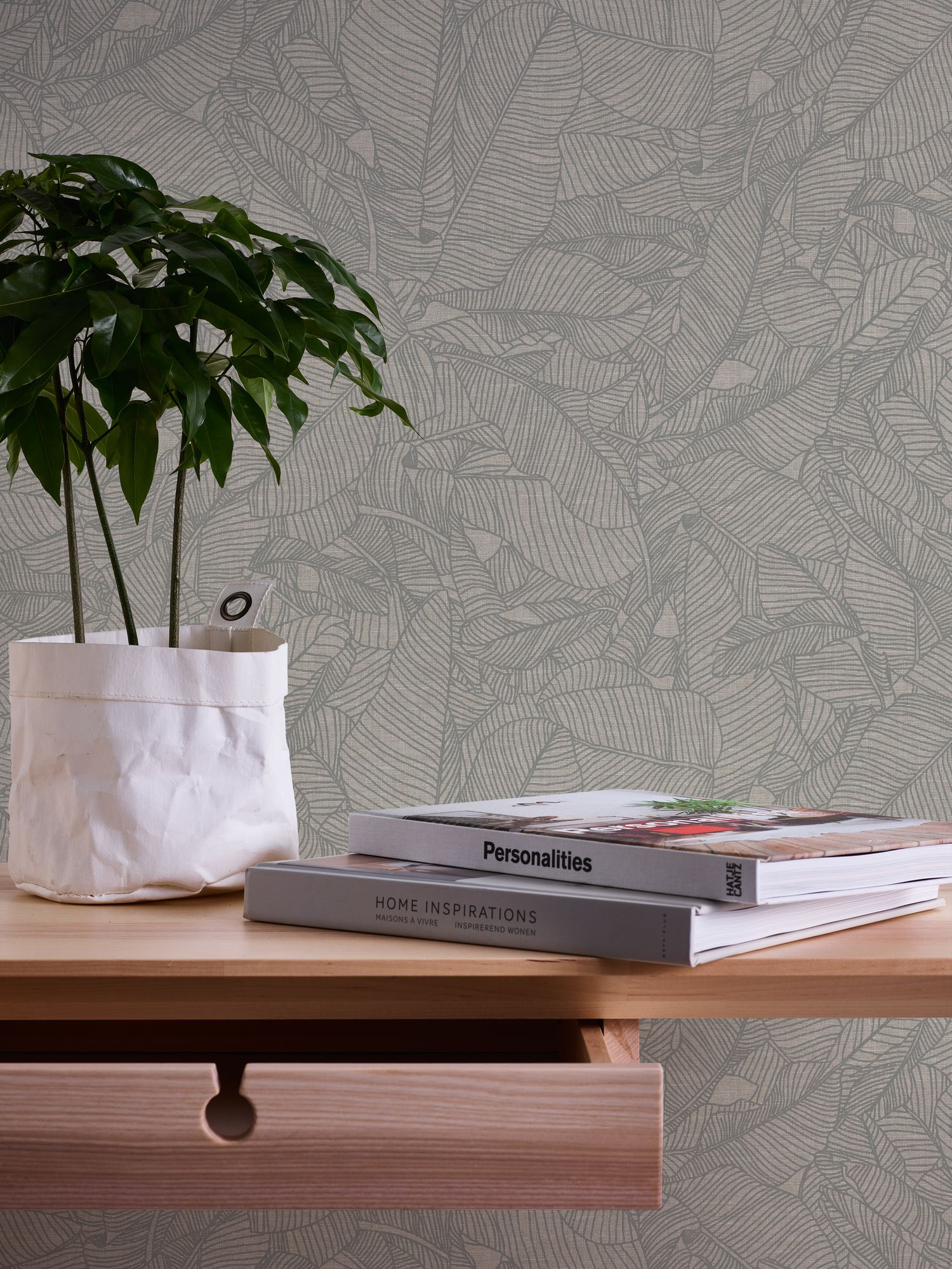 A.S. Création Linen Style 36633-2 Beige Floral