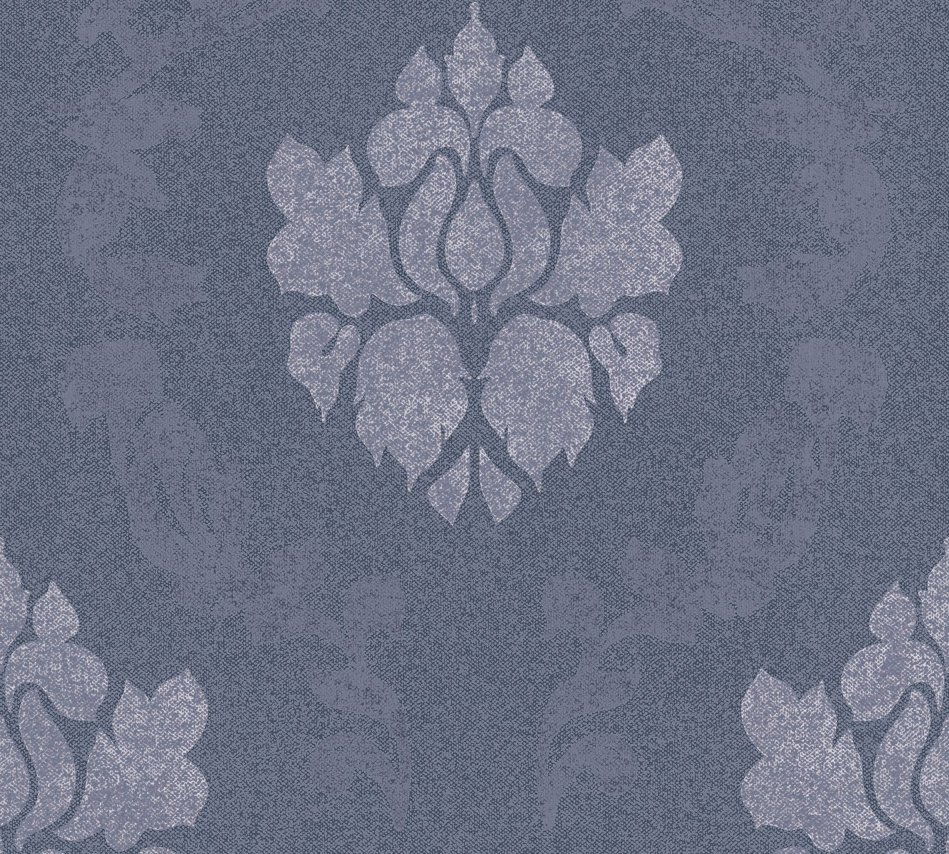 A.S. Création New Elegance, Barock Tapete, blau, grau 375522 Dekorbild