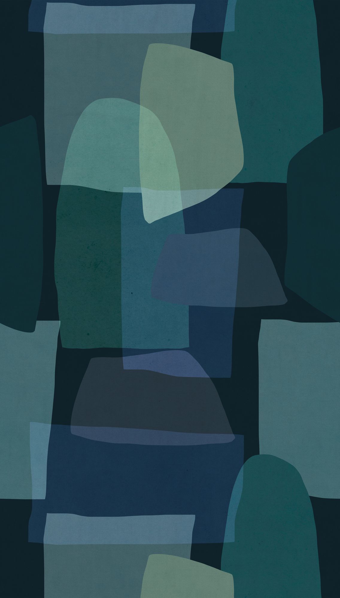 Vliestapete, Grafik, blau 782061
