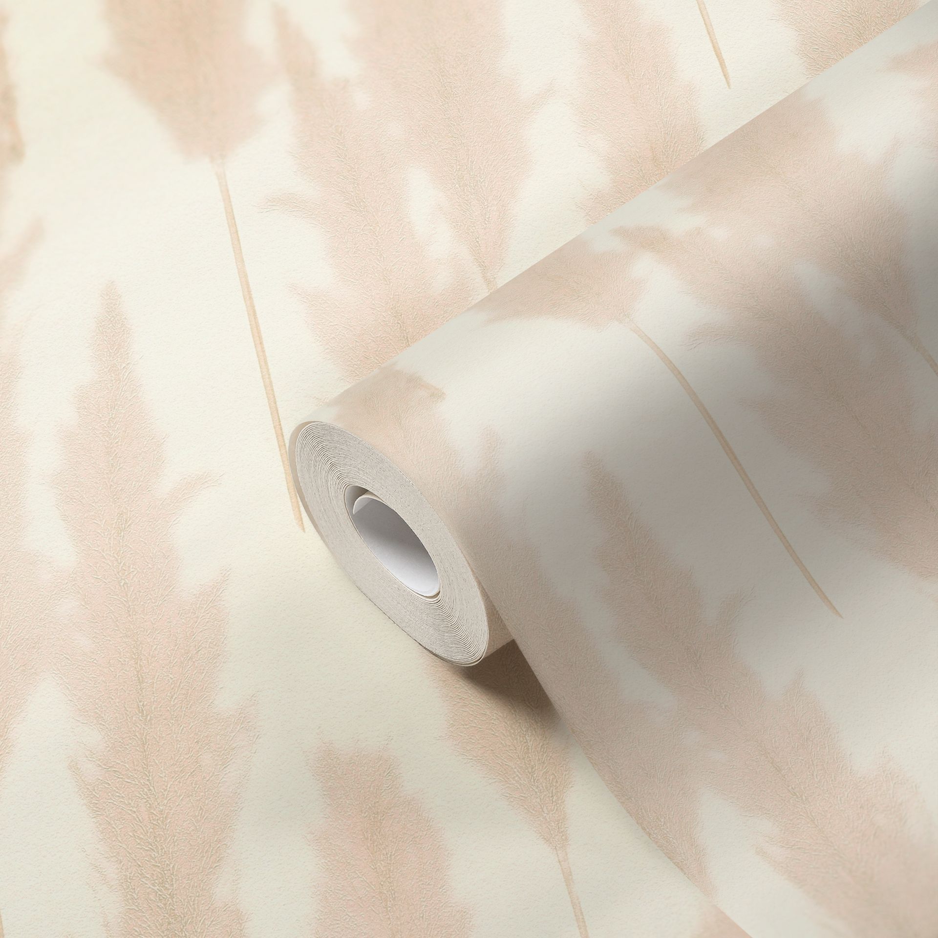 Livingwalls #Hygge, Tapete Pampasgras, creme, beige 386312 Dekorbild