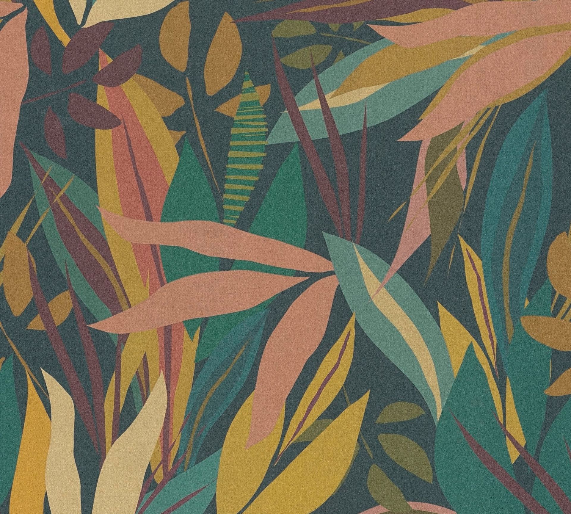 Vliestapete, Floral, blau 782091 Dekorbild