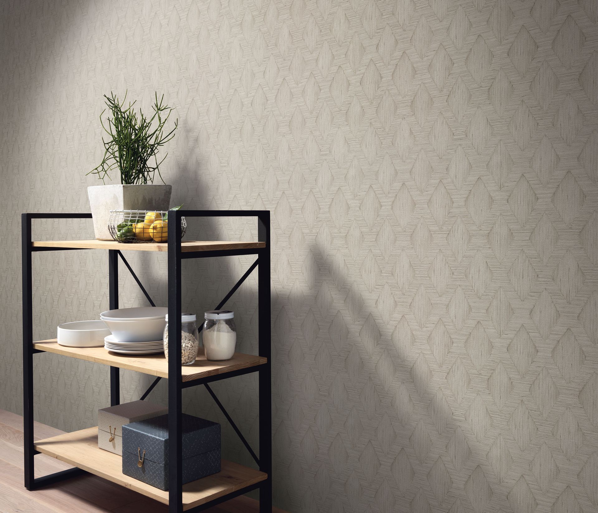 Strukturtapete geometrisch beige Erismann 1050902 Strukturtapete geometrisch beige Erismann 1050902