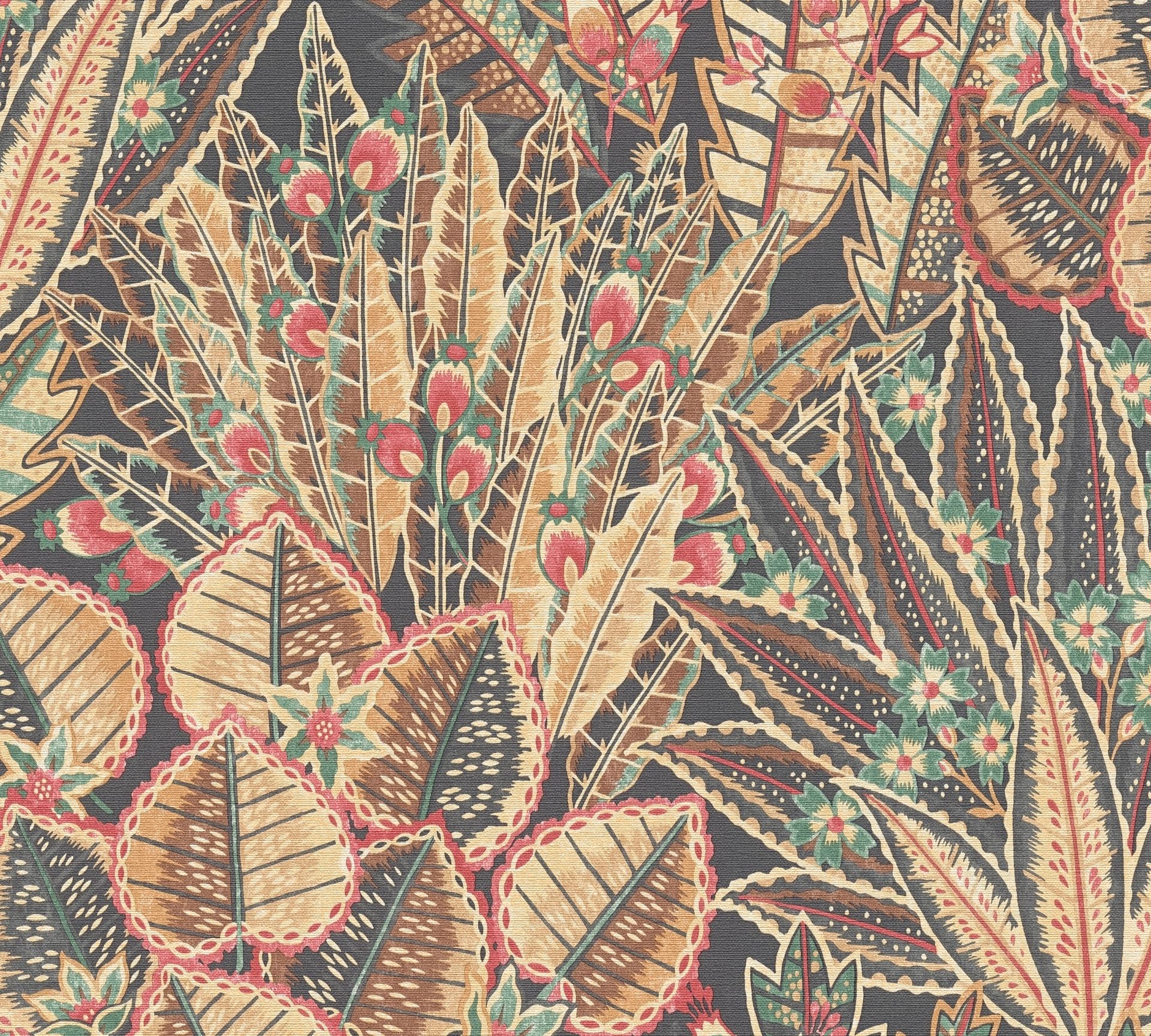 Livingwalls Stories of Life, Floral, Braun 396531