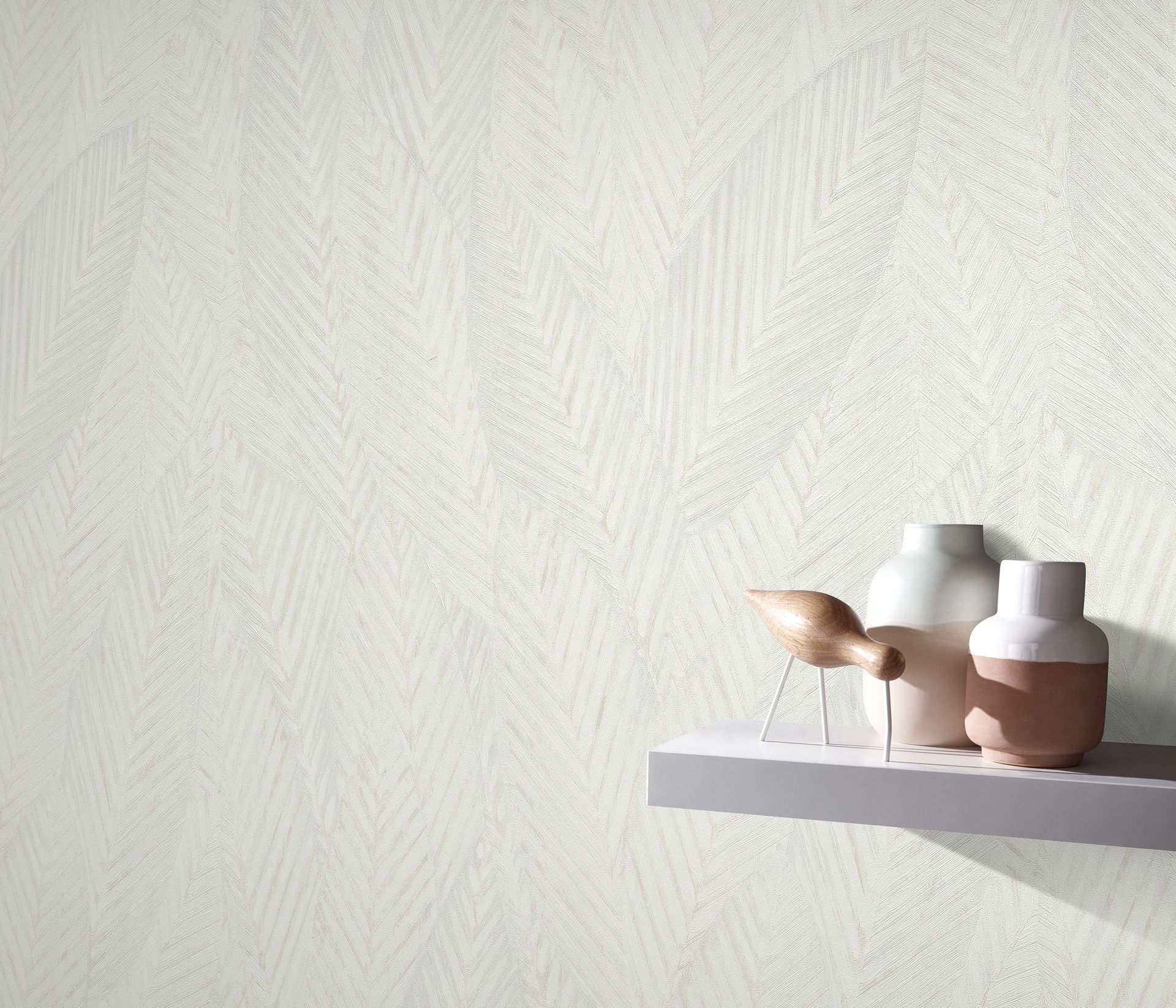 Vliestapete Palmblattmotiv creme Erismann 1039131