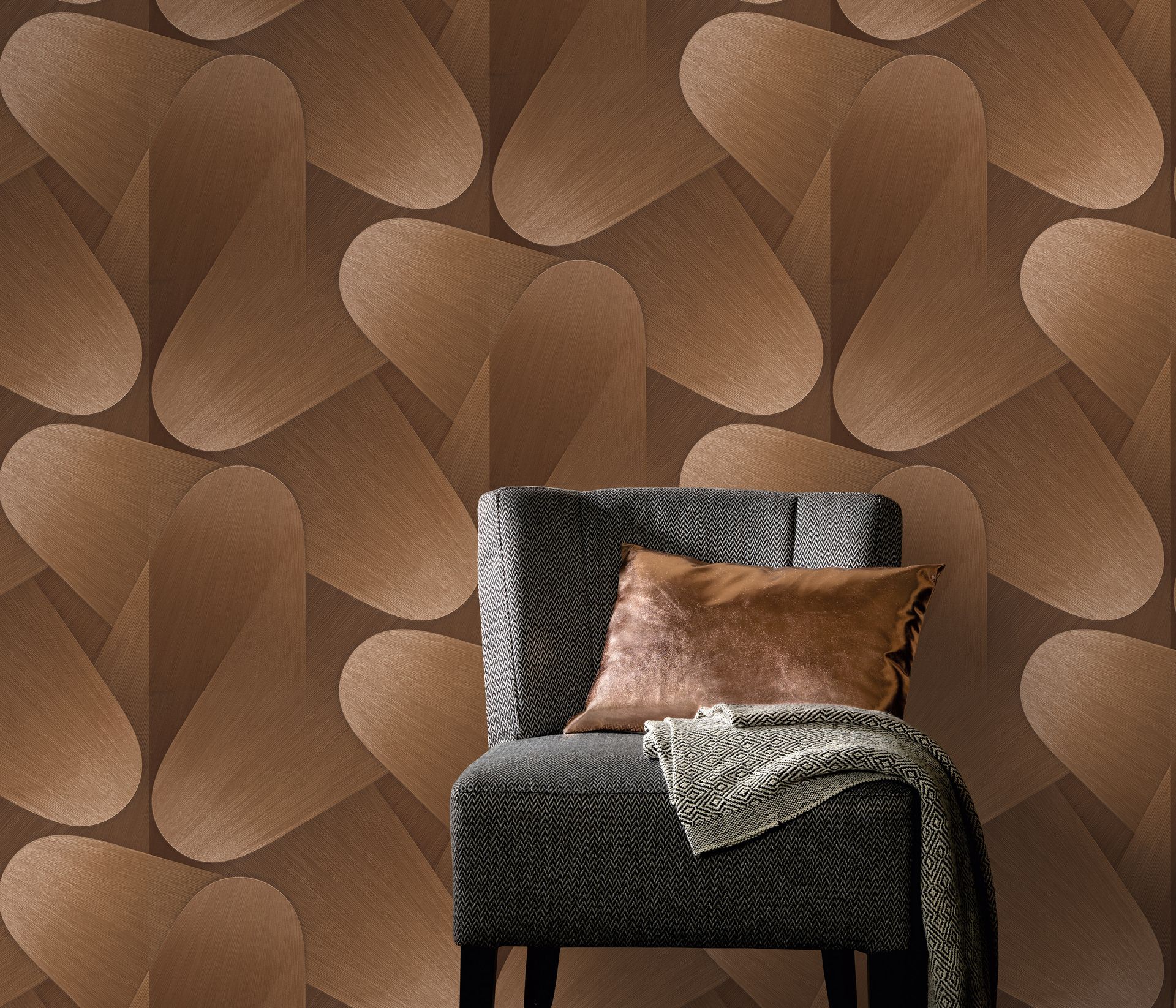 Mustertapete Geometrisch beige Erismann 1042348 Mustertapete Geometrisch beige Erismann 1042348