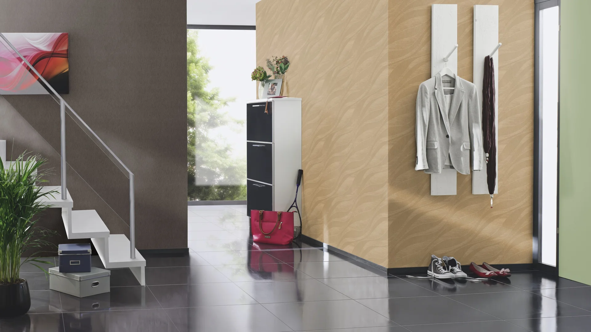 Vliestapete geometrisch gold 608052 Vliestapete geometrisch gold 608052