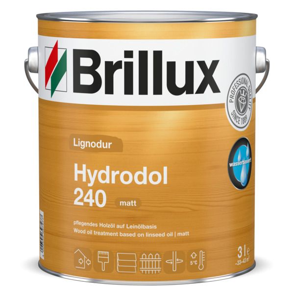 Brillux Lignodur Hydrodol 240 farblos 750 ml