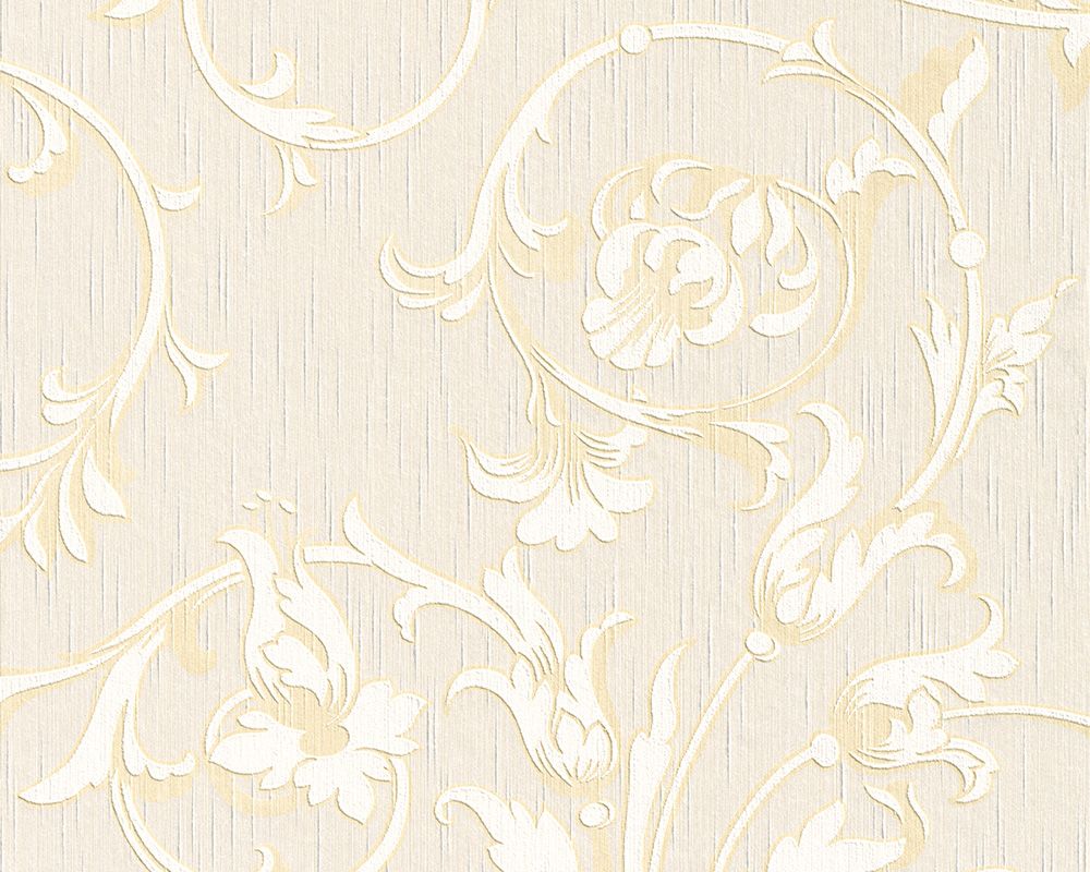 Architects Paper Tessuto, Florale Tapete, creme, gold 956337