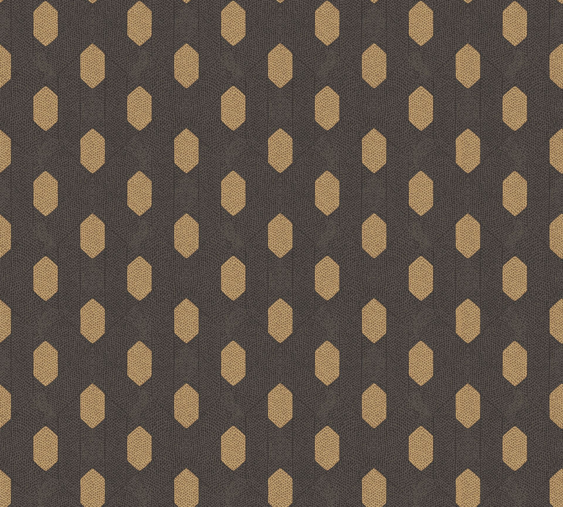 Architects Paper Absolutely Chic, Vintagetapete, schwarz, gold 369735