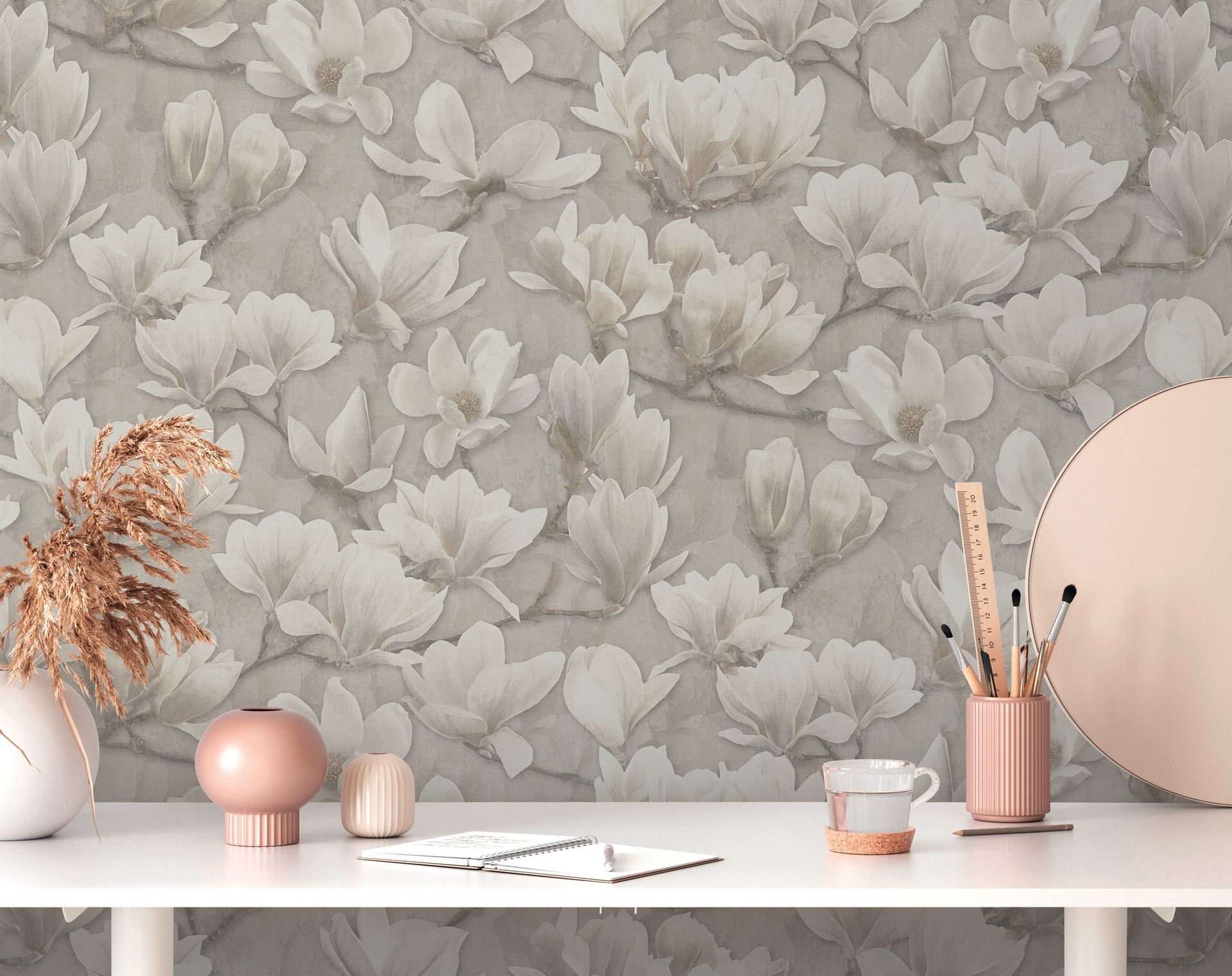 A.S. Création Blumen beige-creme 396102