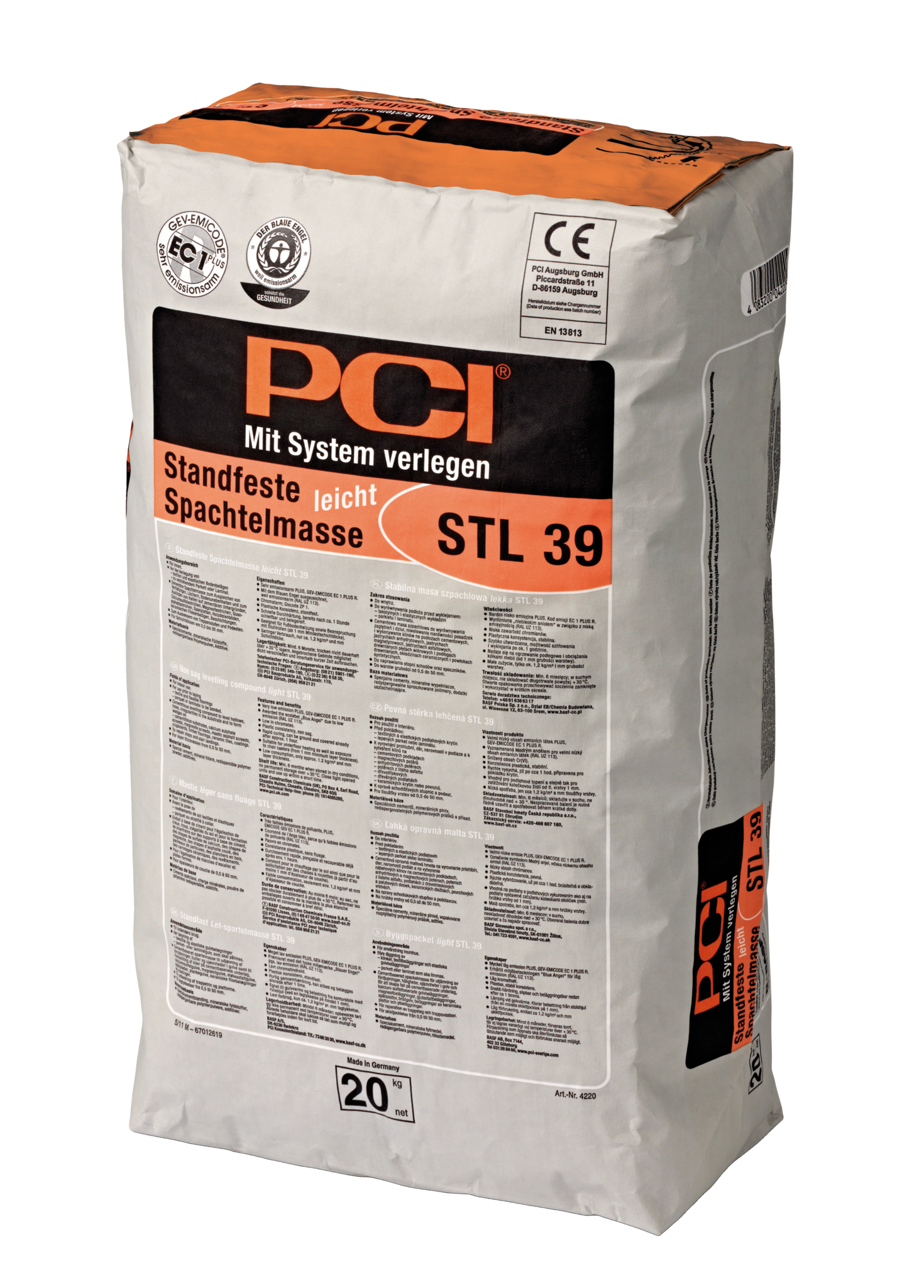 PCI STL 39 Standfeste Spachtelmasse 20 kg