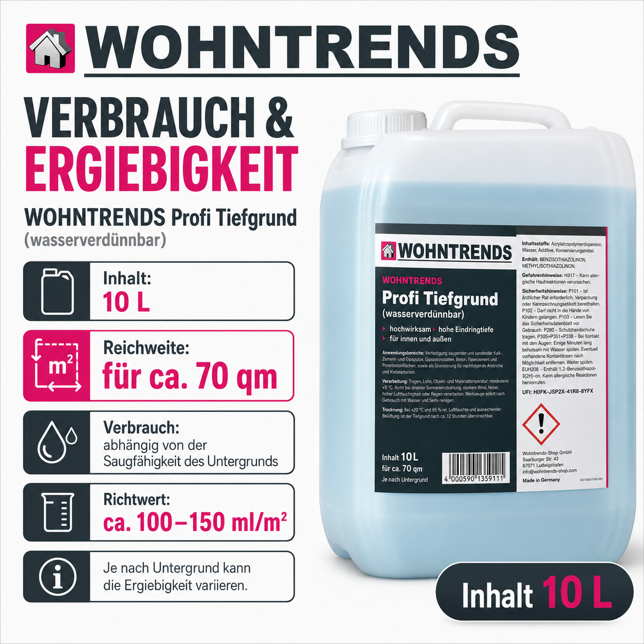 wohntrends-profi-tiefgrund-ergiebigkeit.jpg Detailinformationen zu Ergiebigkeit und Richtwert des Wohntrends Tiefgrunds