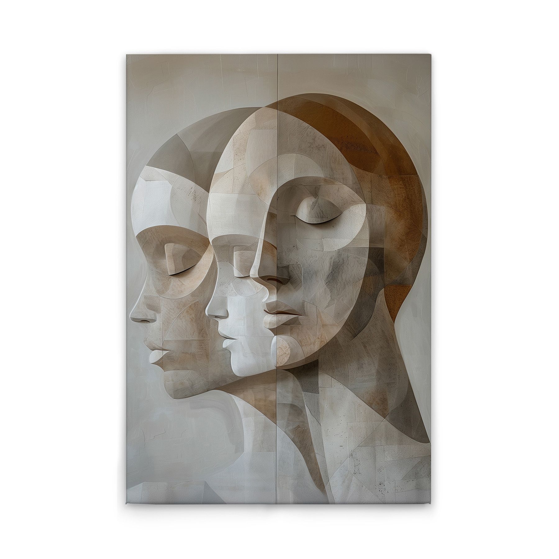 Leinwand Cubistic Family 80 x 120 cm Leinwand Cubistic Family 80 x 120 cm