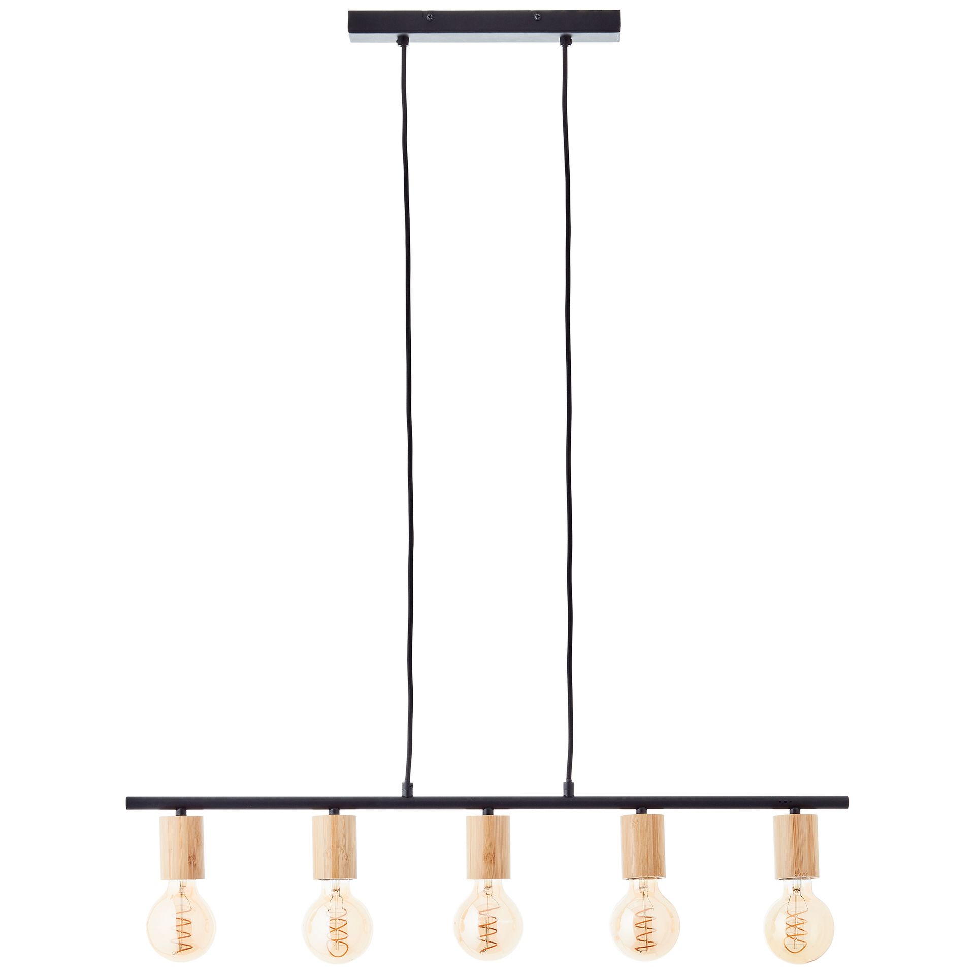 Pendelleuchte Karl - Holz Braun