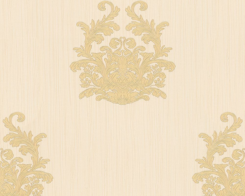 Architects Paper Nobile, Barock Tapete, creme, gold 958614 Dekorbild