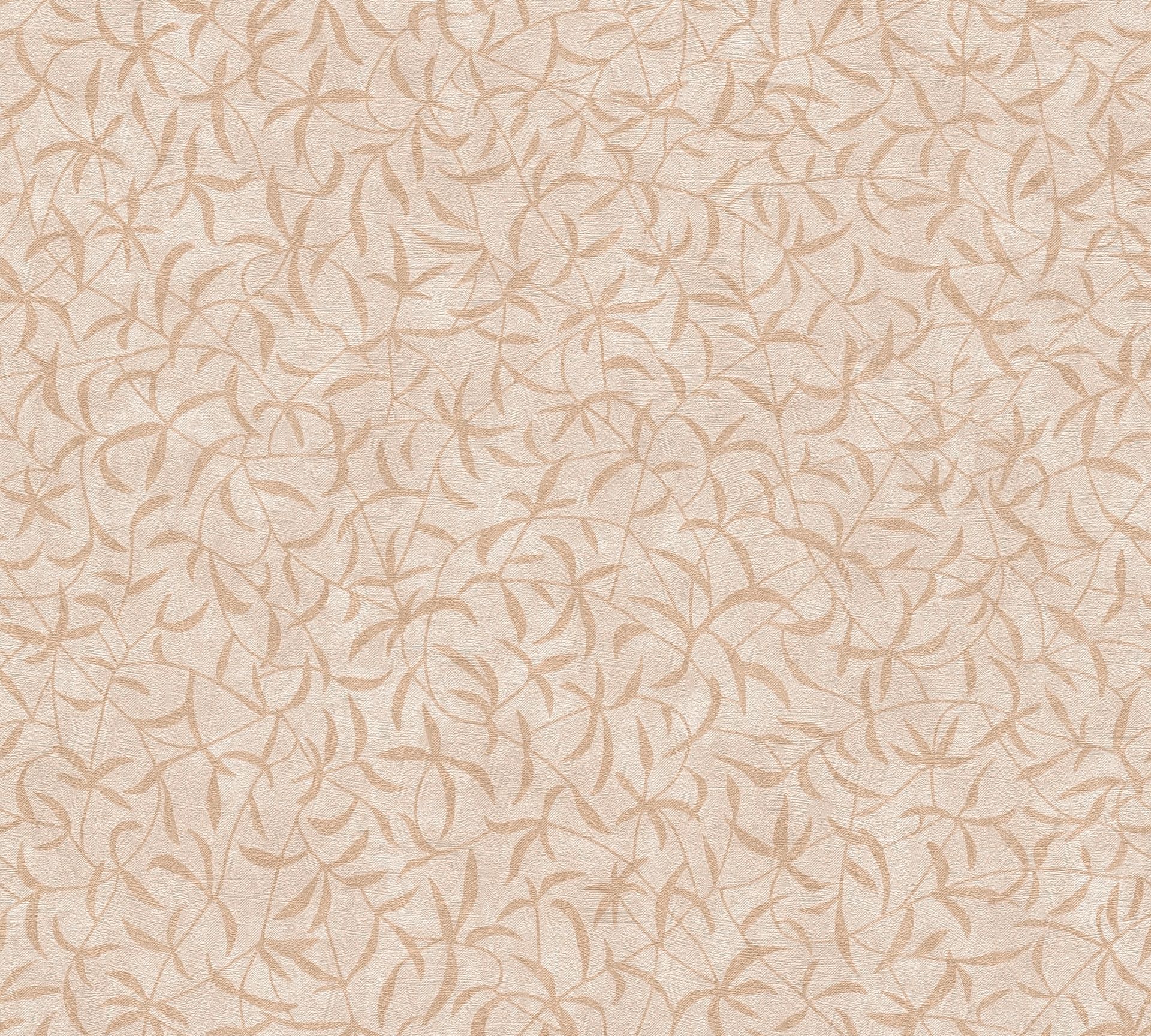 A.S. Création Terra, Florale Tapete, creme, beige 389205