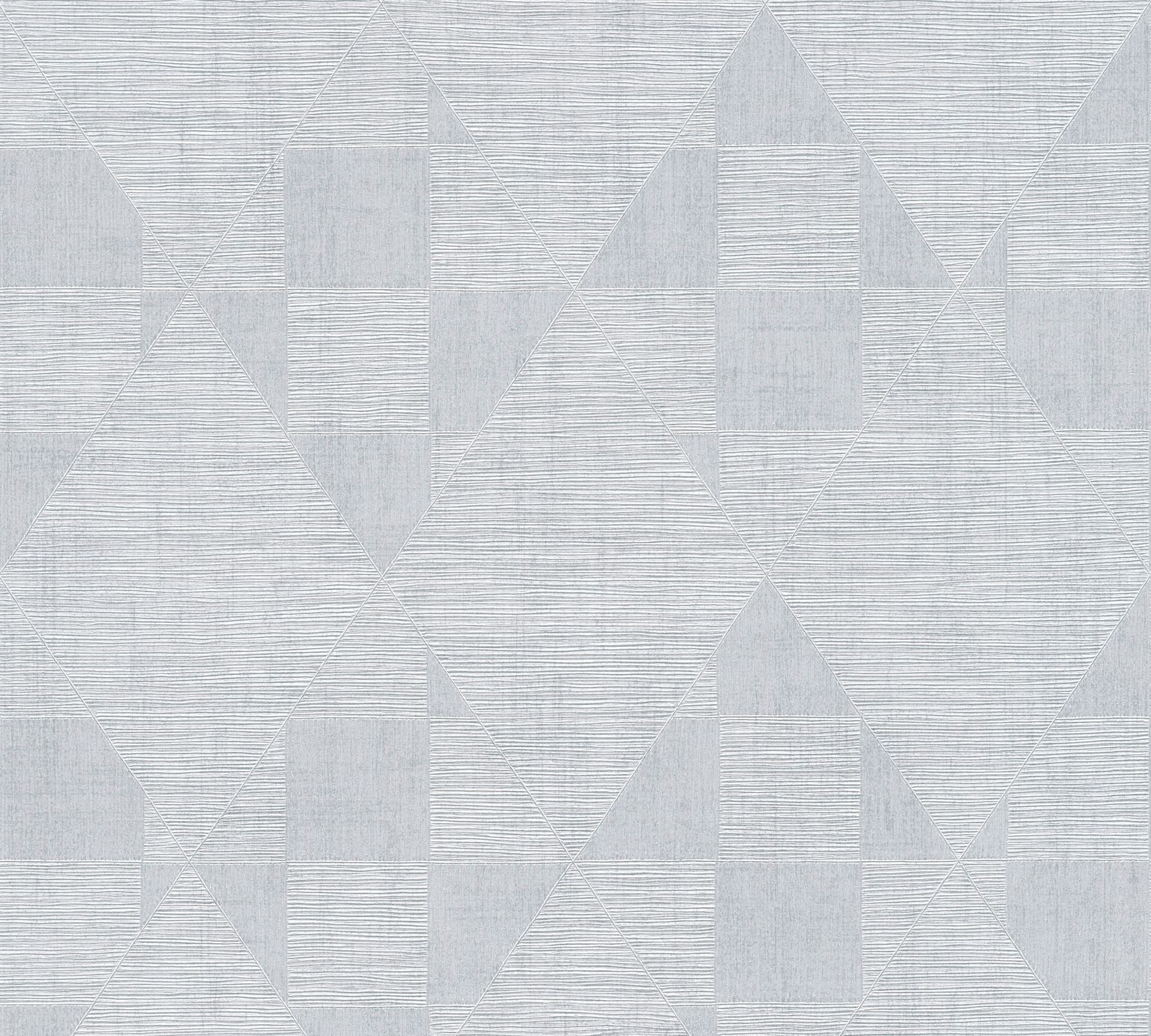 Rollenfoto Livingwalls Titanium 3, Geometrische Tapete, silber, grau 381962 Dekorbild