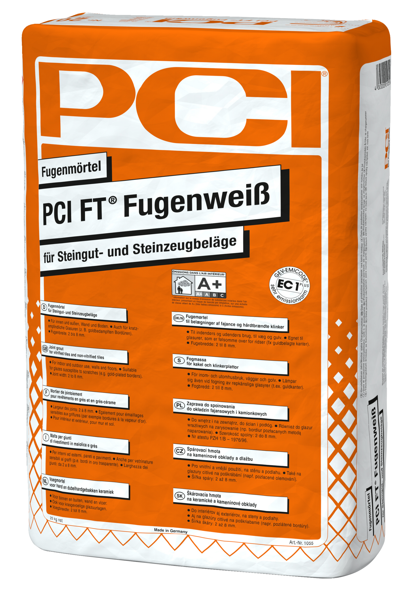 PCI_FT_Fugenweiss_25kg