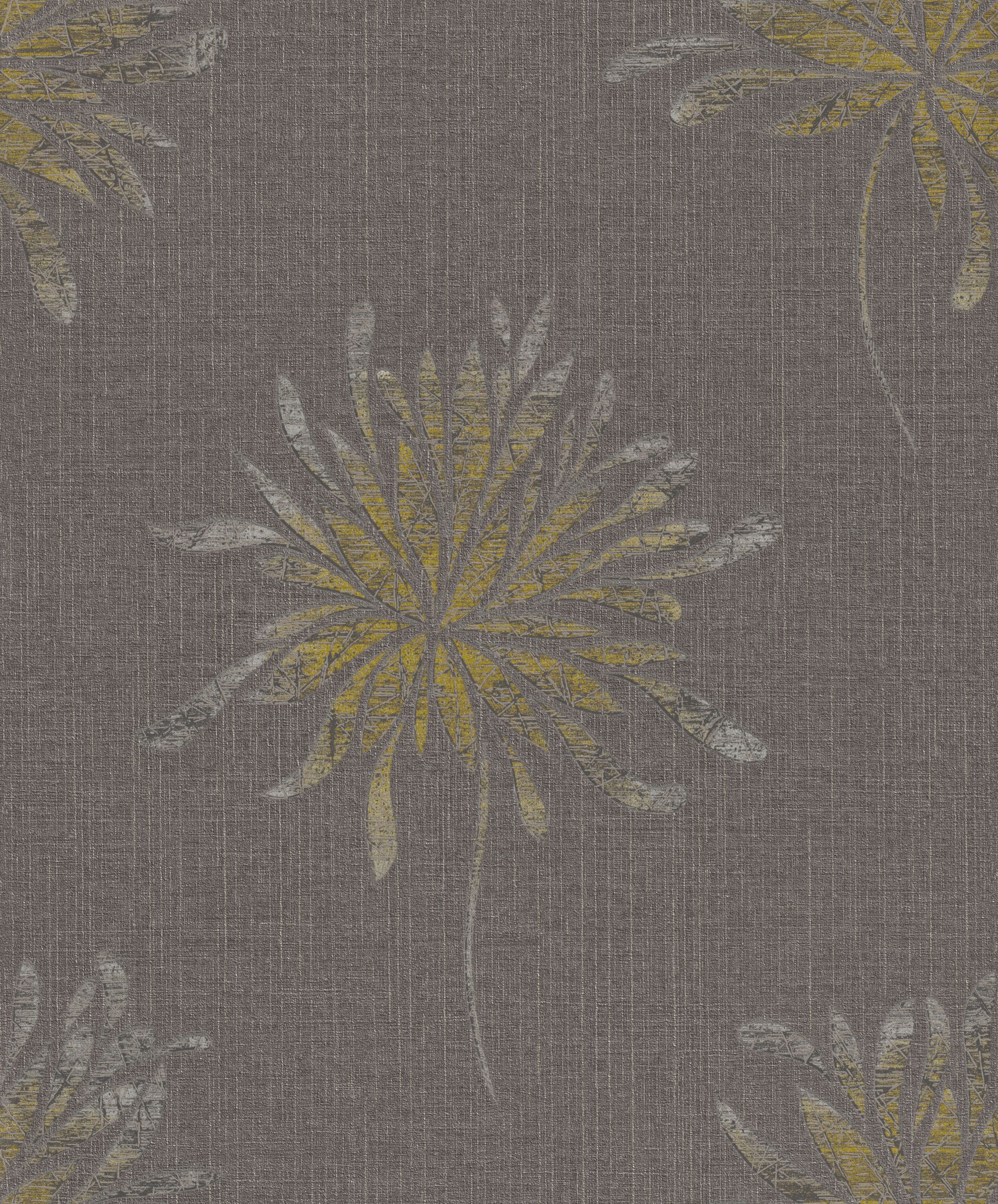 Rasch Andy Wand, Floral, gold grau 649024