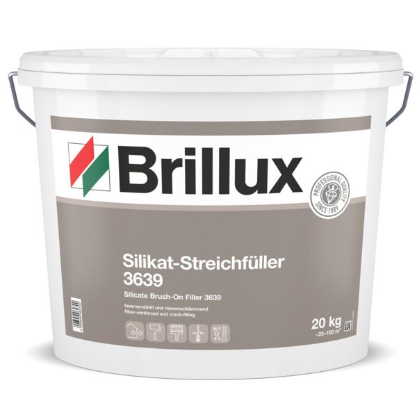Brillux Silikat-Streichfüller 3639 weiß 20 kg