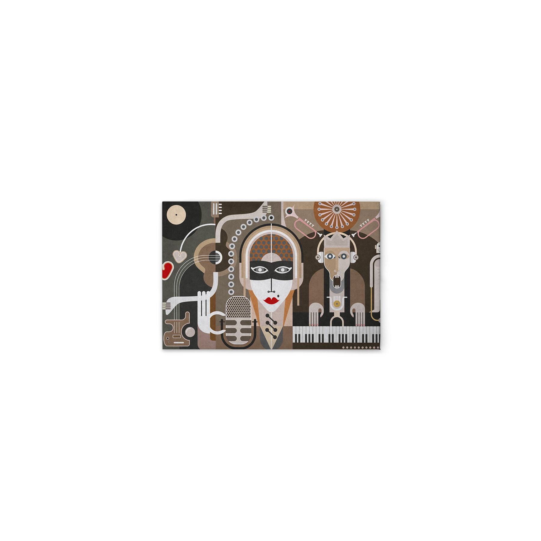 Leinwand Wall of Sound III 60 x 40 cm Leinwand Wall of Sound III 60 x 40 cm