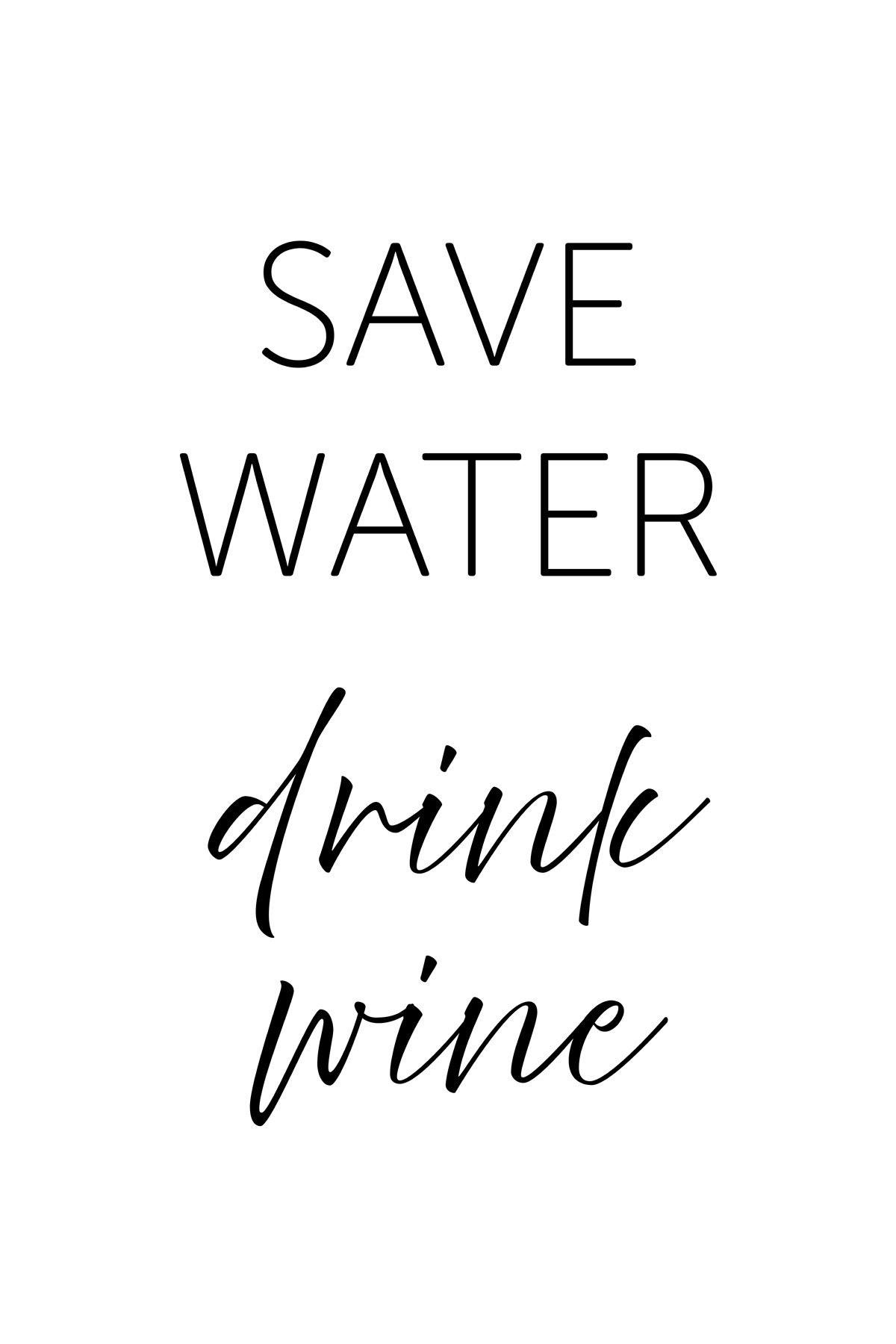 Leinwand Safe Water 60 x 90 cm