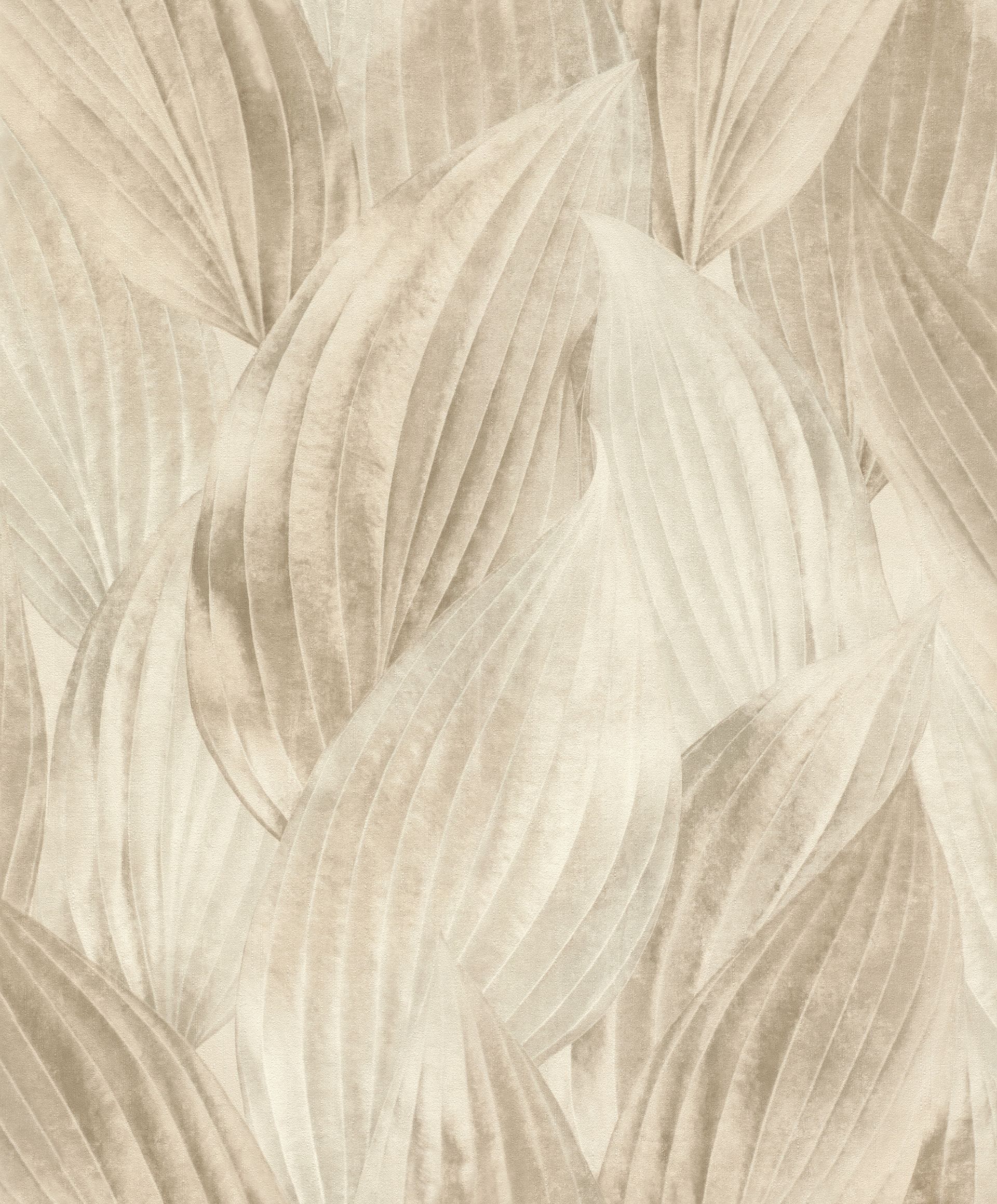 Vliestapete Palmblätter beige 571554 Vliestapete Palmblätter beige 571554