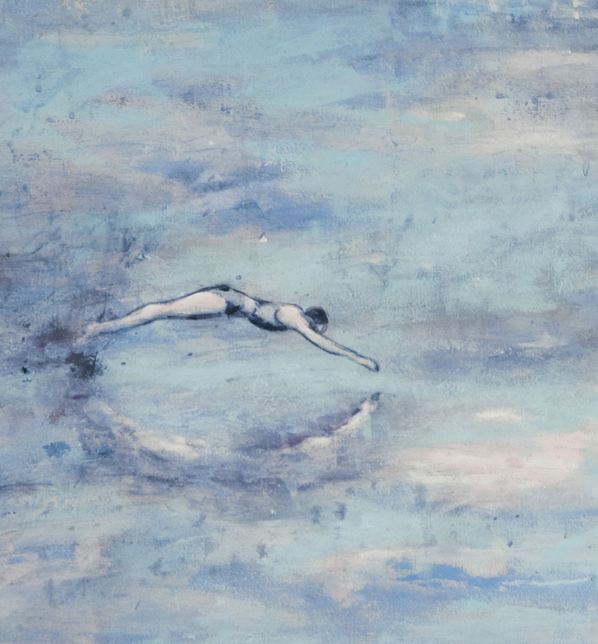 Vliestapete Aquarelloptik hellblau Erismann 223315 Vliestapete Aquarelloptik hellblau Erismann 223315