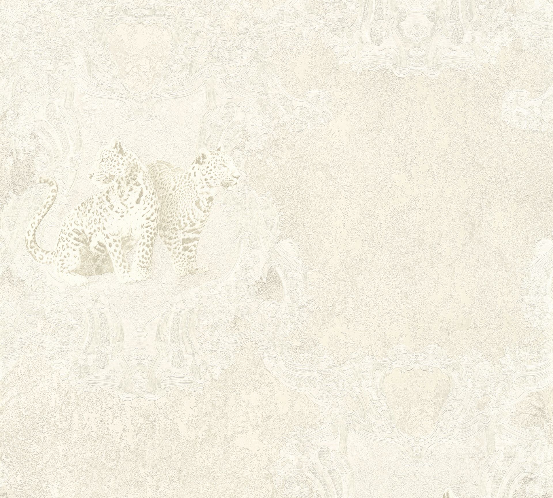 A.S. Création Hermitage 10, Barock Tapete, creme, grau 335434 Dekorbild