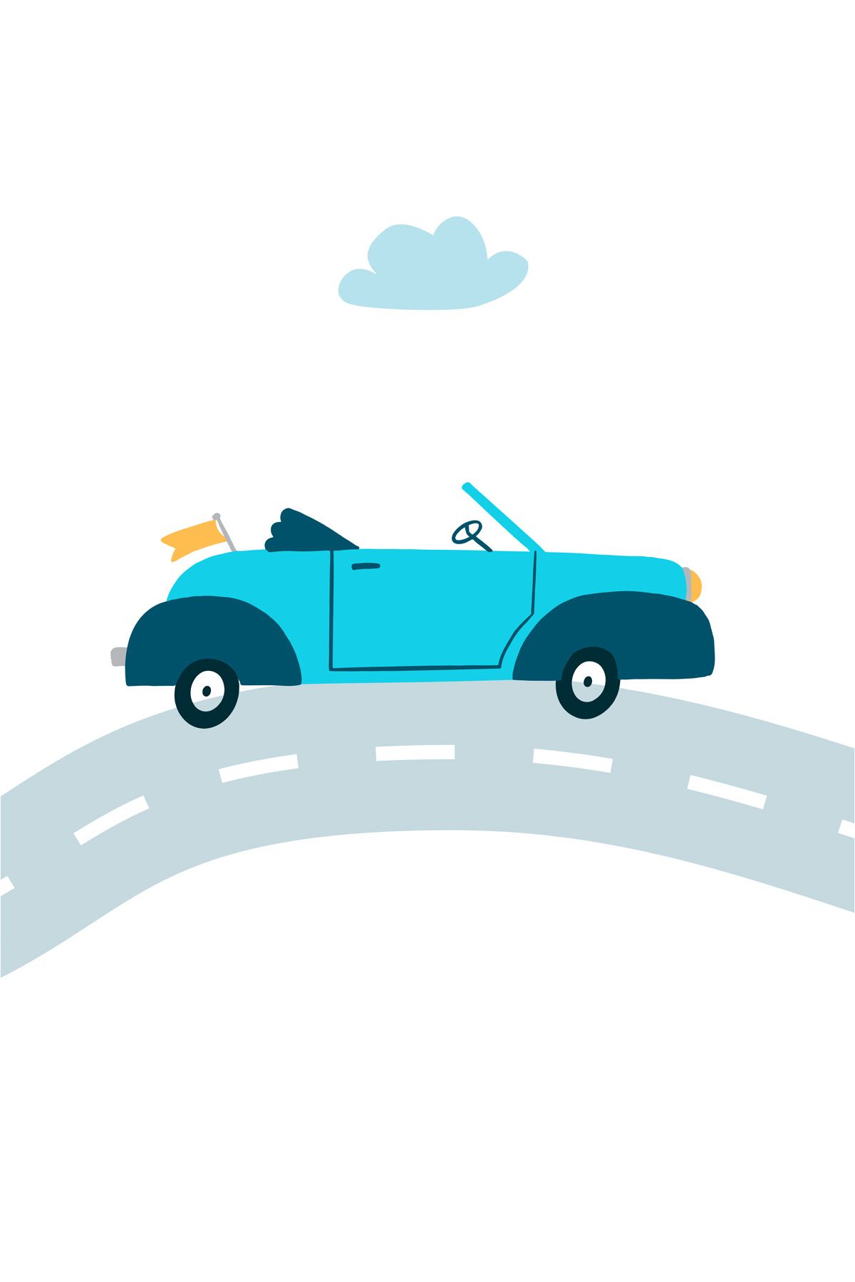 Leinwand Cars II 50 x 75 cm