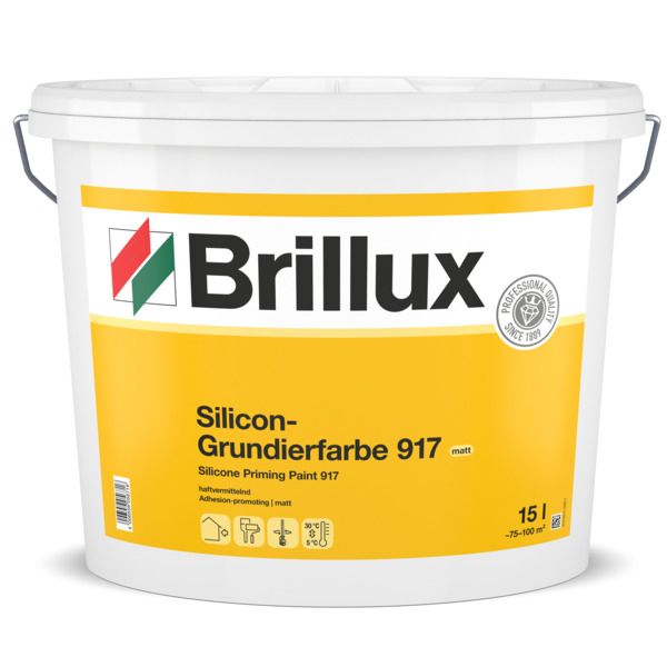 Brillux Silicon-Grundierfarbe 917 weiß 15 l