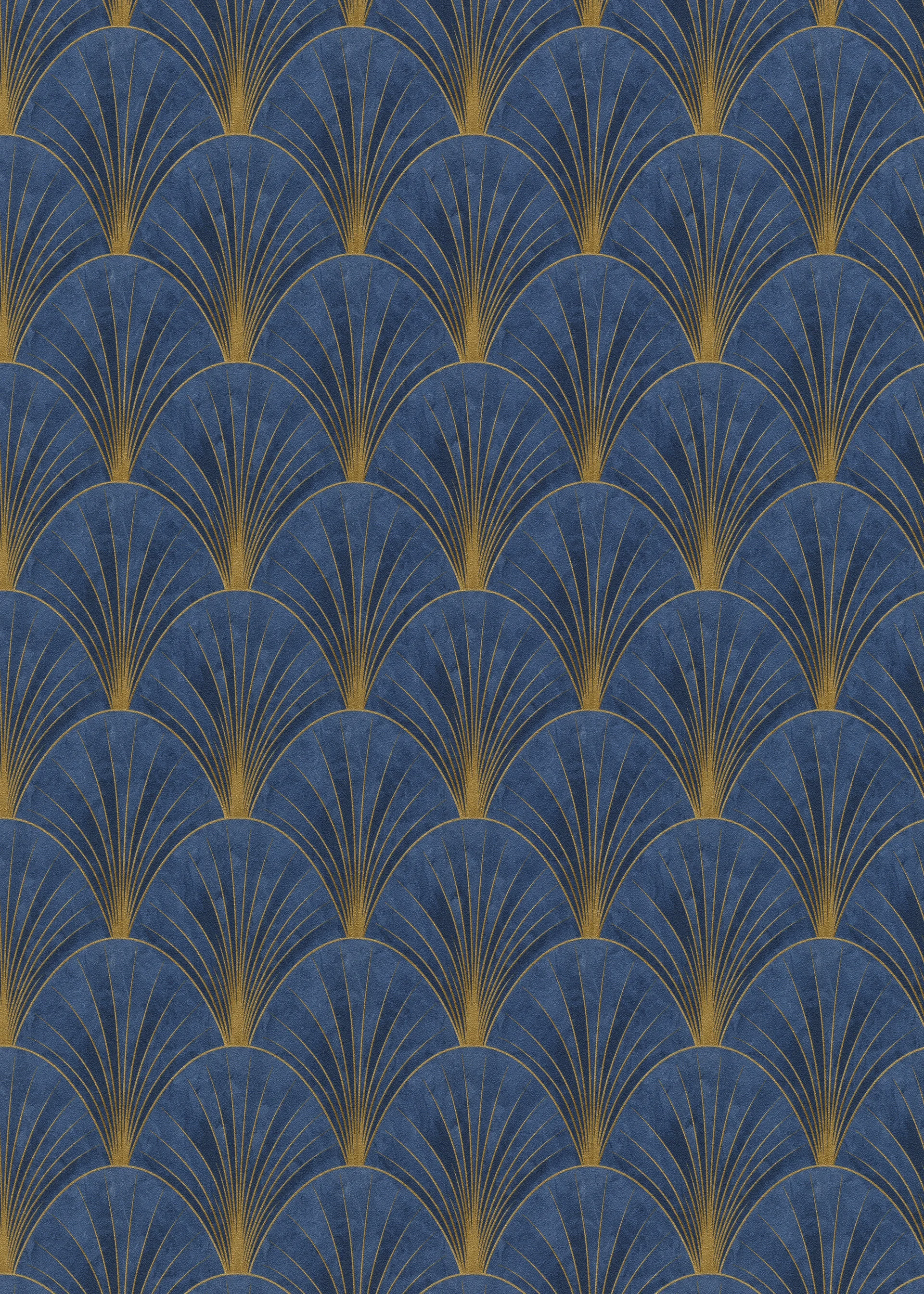 Art-Déco Vliestapete blau Erismann 1045108