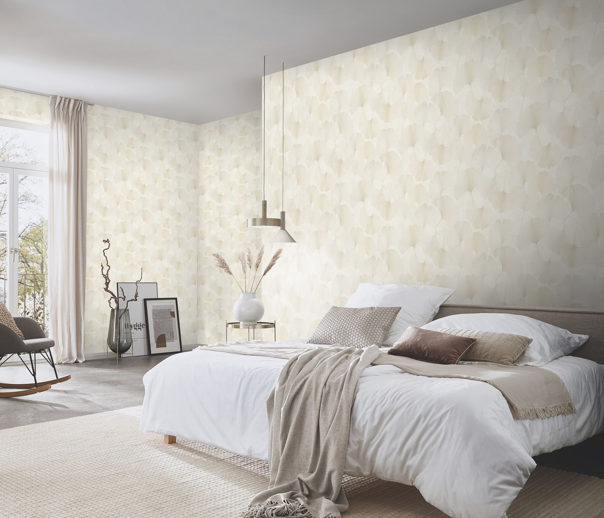 Botaniktapete beige Erismann 1047014 Botaniktapete beige Erismann 1047014