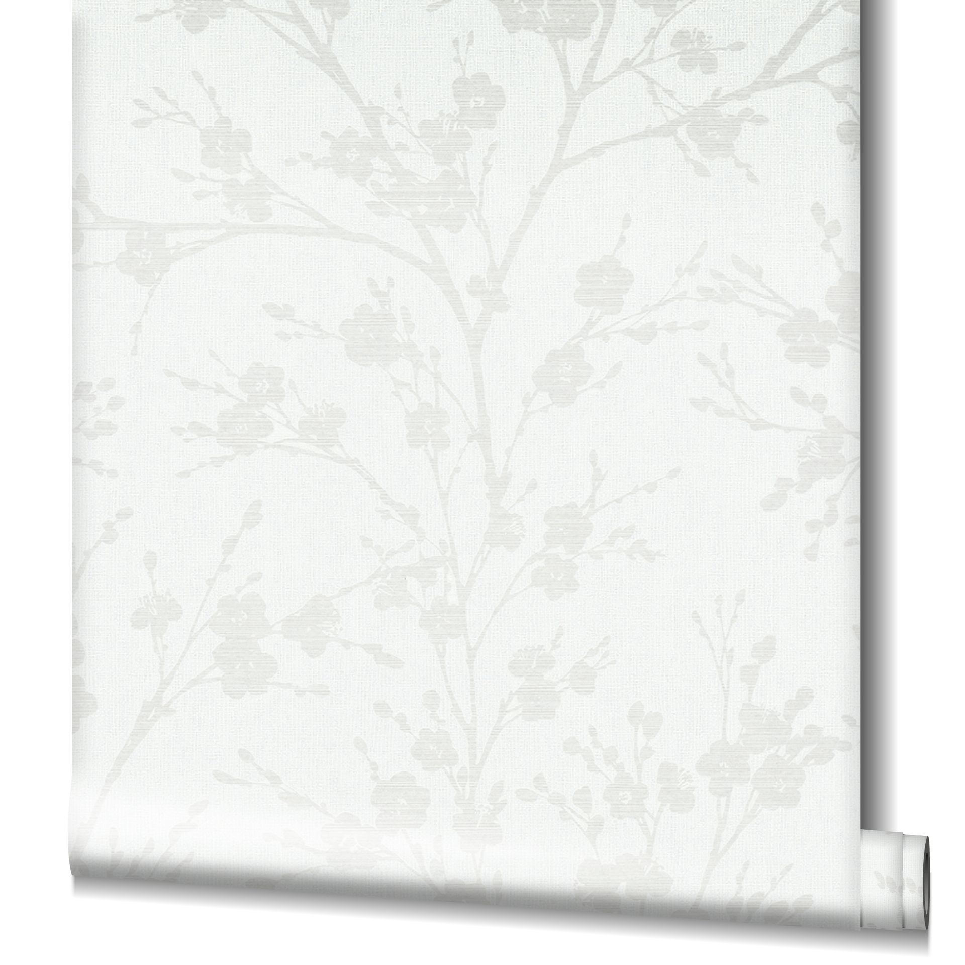 Novamur Ivy, Floral, weiß 82313 Novamur Ivy, Floral, weiß 82313