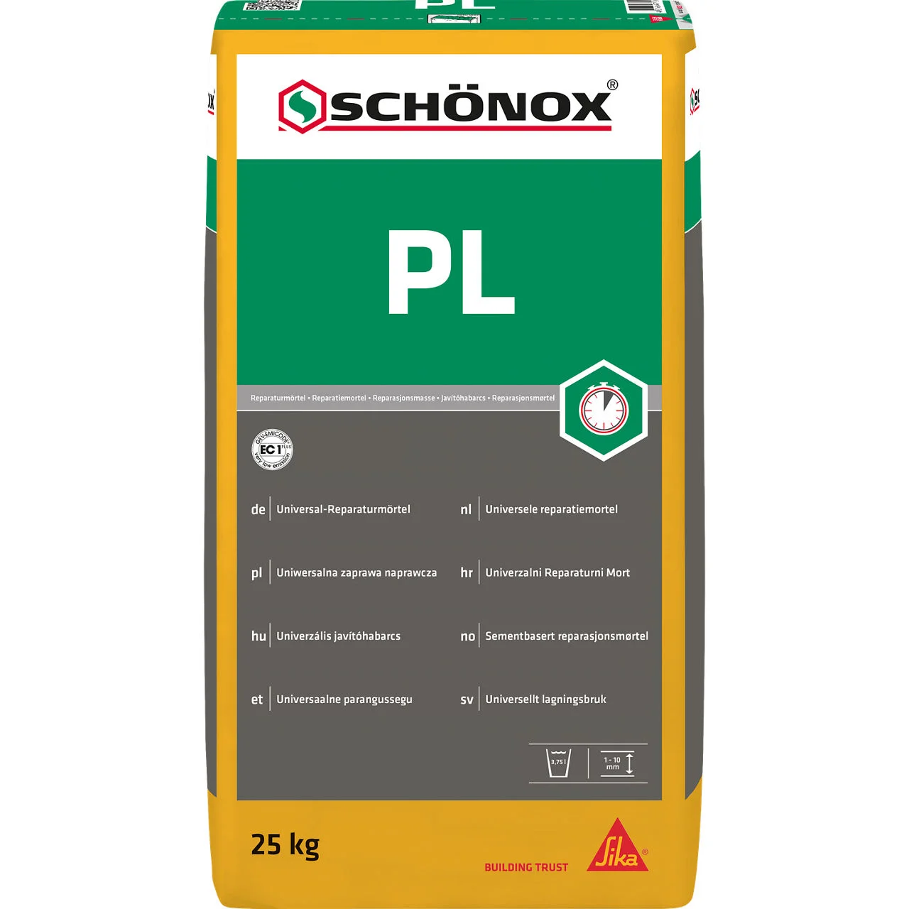  SCHÖNOX® PL Universal-Reparaturmörtel