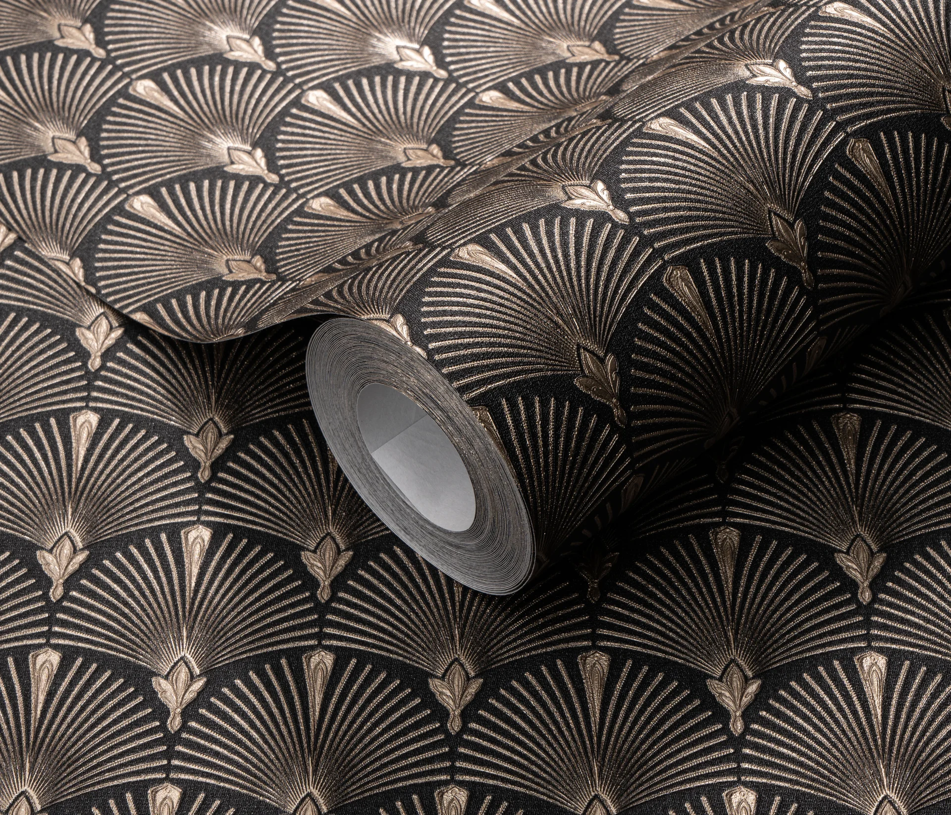 Vliestapete Art déco anthrazit Erismann 1034615 Vliestapete Art déco anthrazit Erismann 1034615
