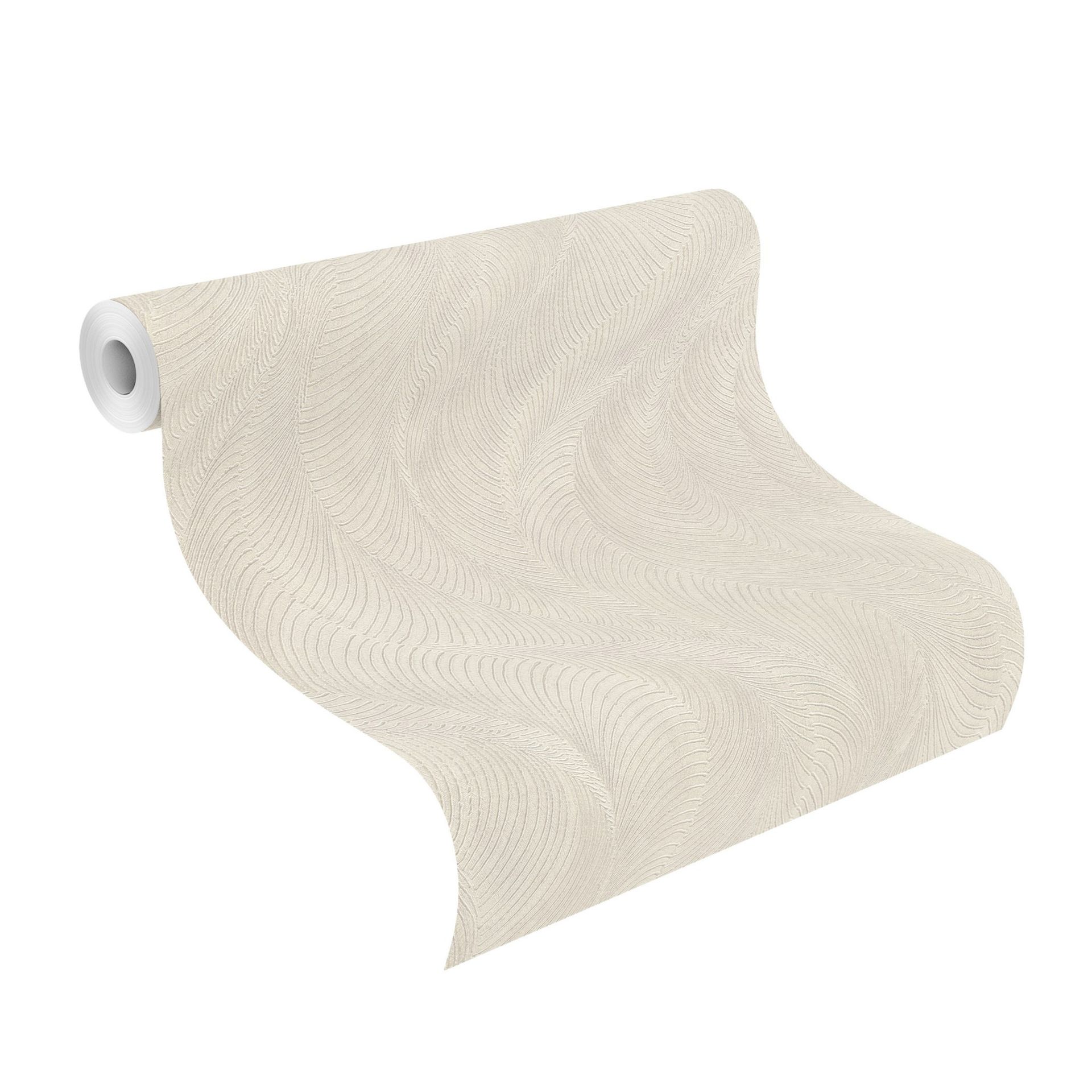 Vliestapete Federn grün-taupe 659610 Vliestapete Federn grün-taupe 659610