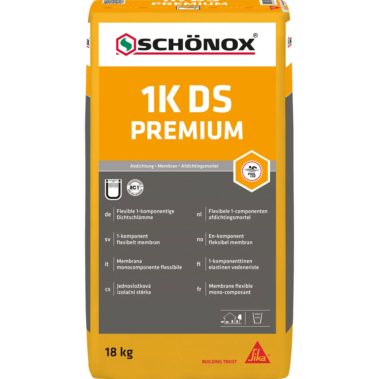 SCHÖNOX 1K DS PREMIUM Dichtschlämme