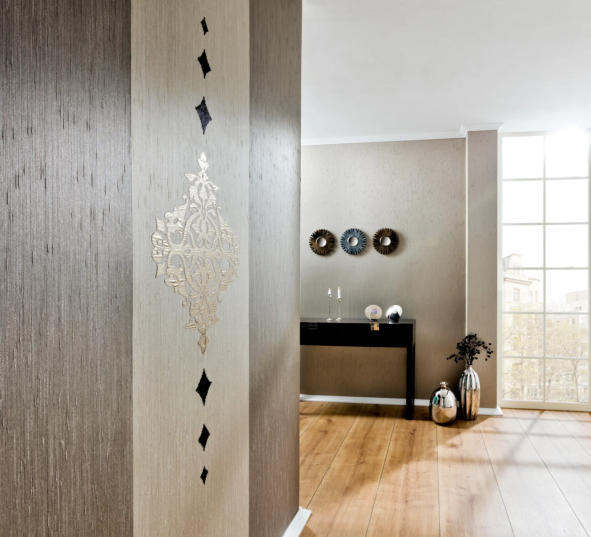 Rollenfoto A.S. Création Wall Fashion, Barock Tapete, gold, creme 306172